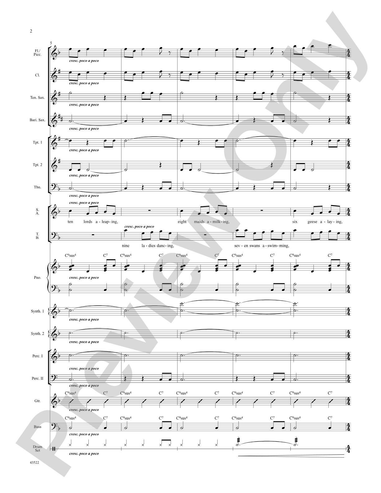 Five Favorite Holiday Songs: Choral Octavo Digital SoundPax