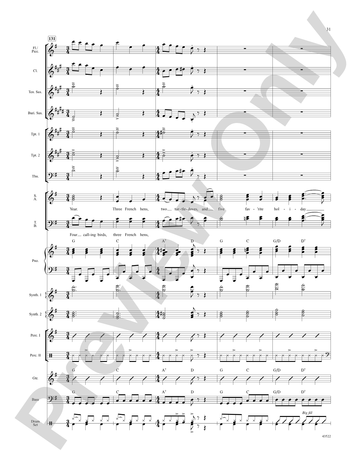 Five Favorite Holiday Songs: Choral Octavo Digital SoundPax