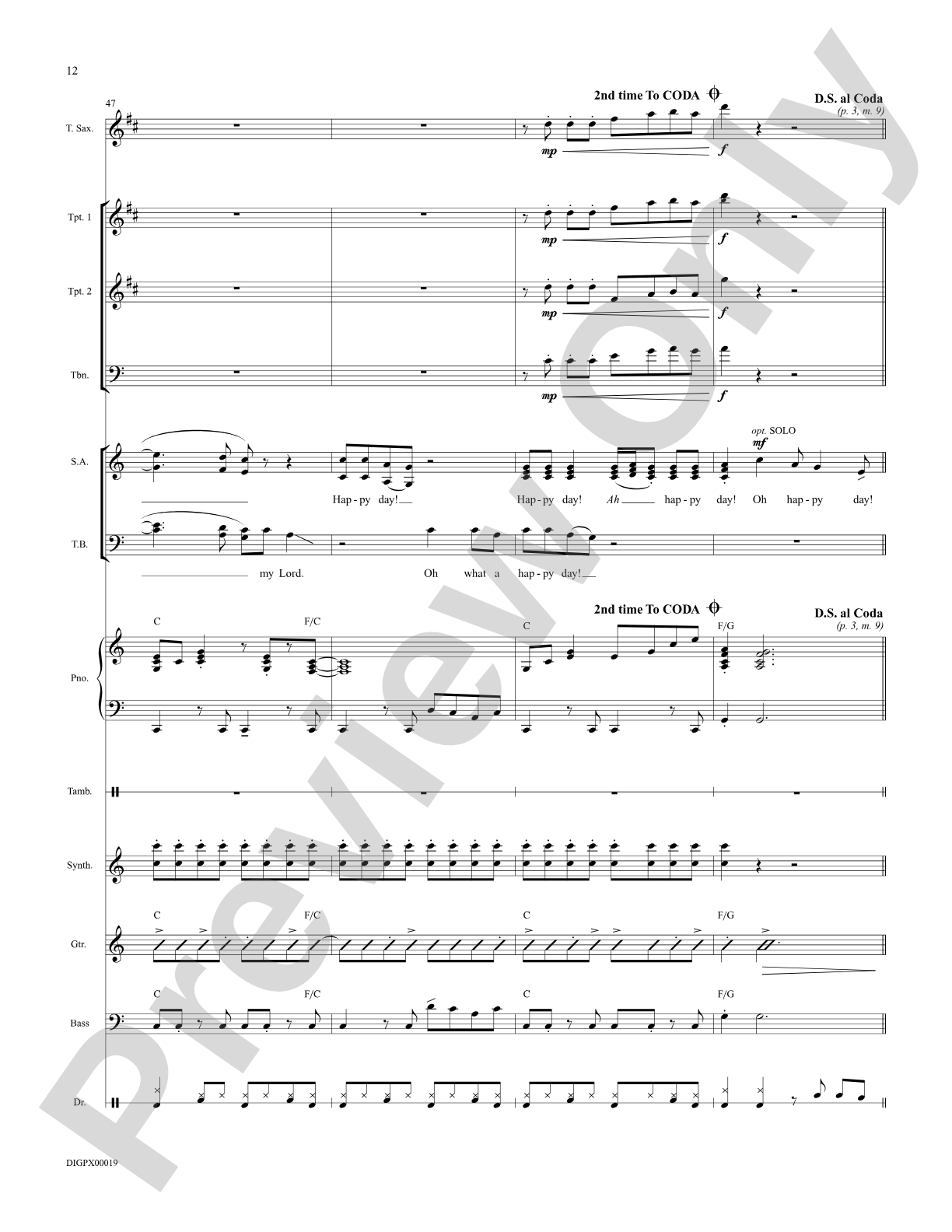 Oh Happy Day: Choral Octavo Digital SoundPax