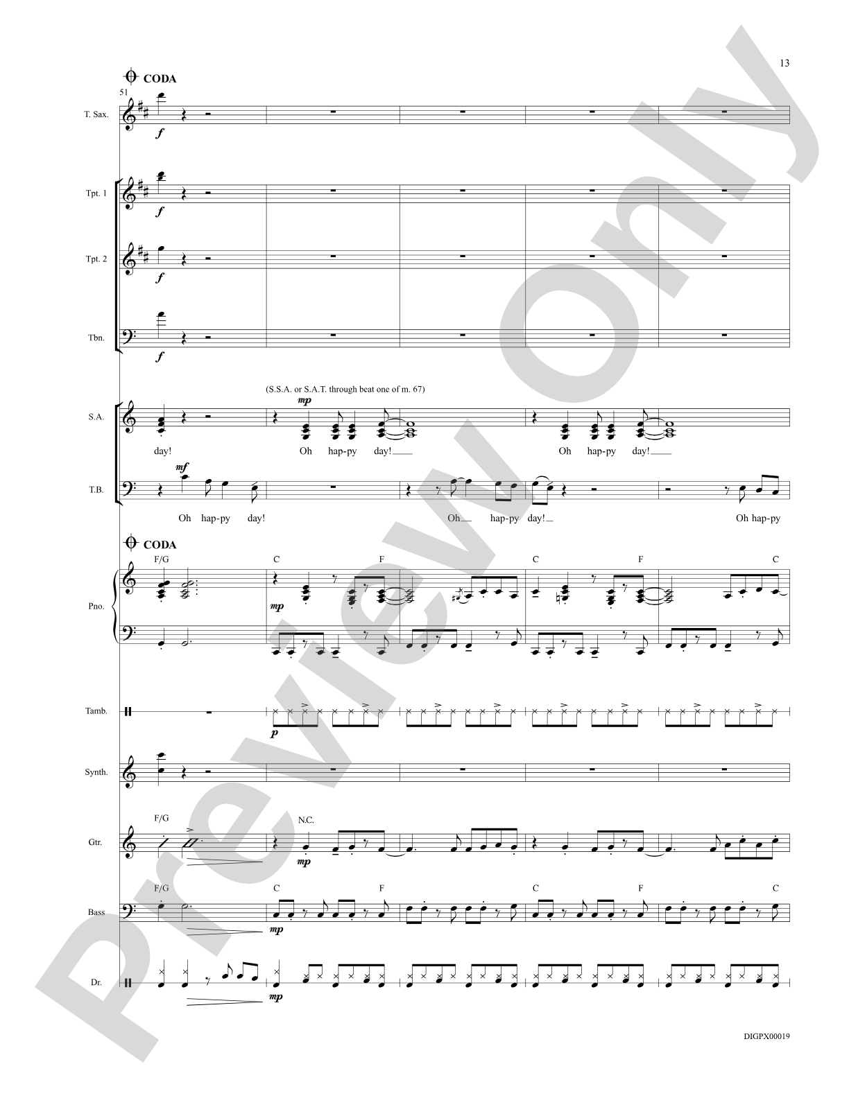 Oh Happy Day: Choral Octavo Digital SoundPax