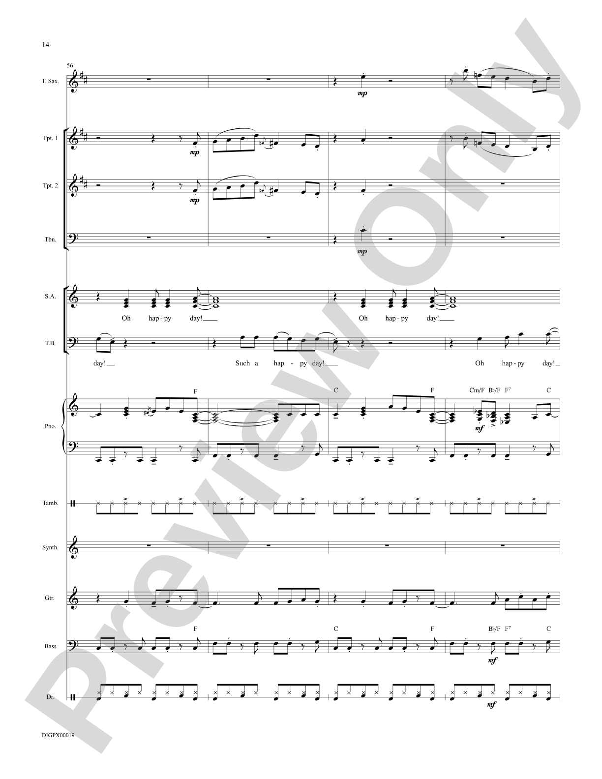 Oh Happy Day: Choral Octavo Digital SoundPax