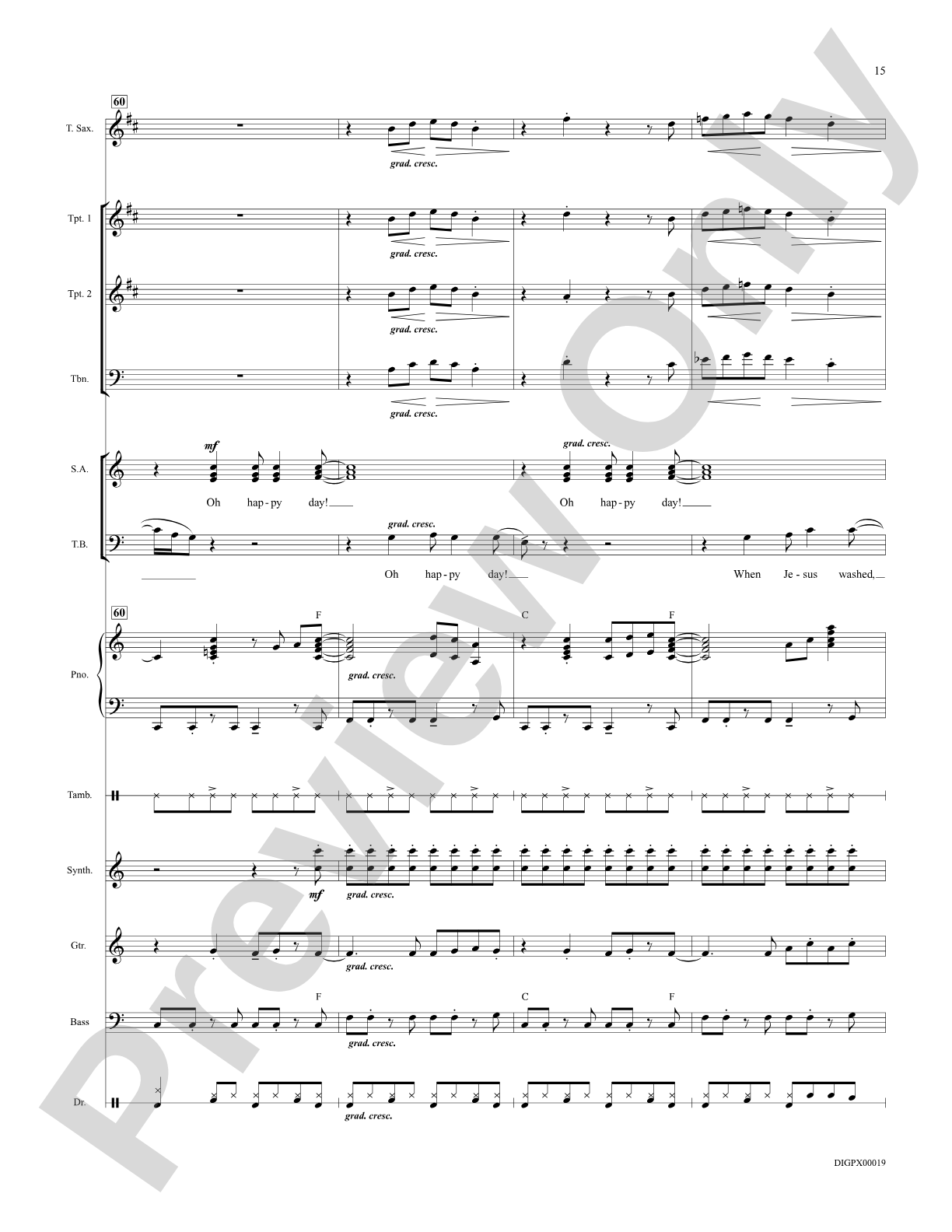 Oh Happy Day: Choral Octavo Digital SoundPax