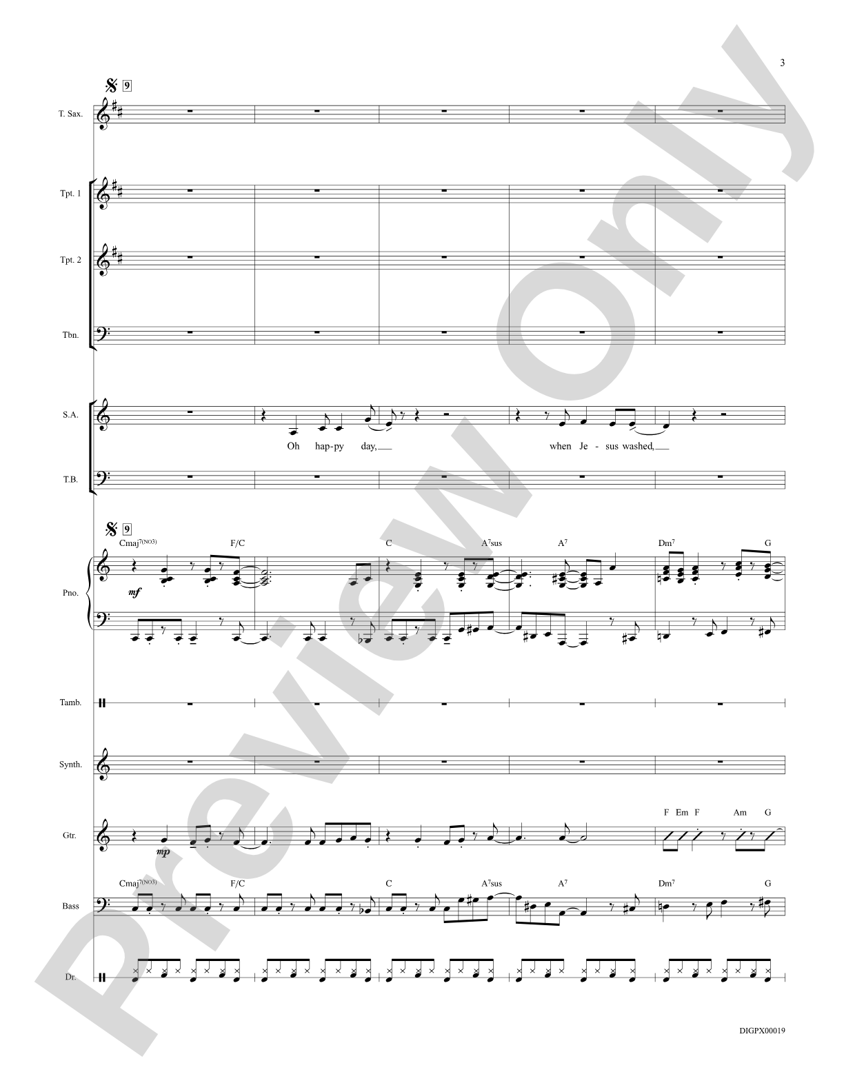 Oh Happy Day: Choral Octavo Digital SoundPax