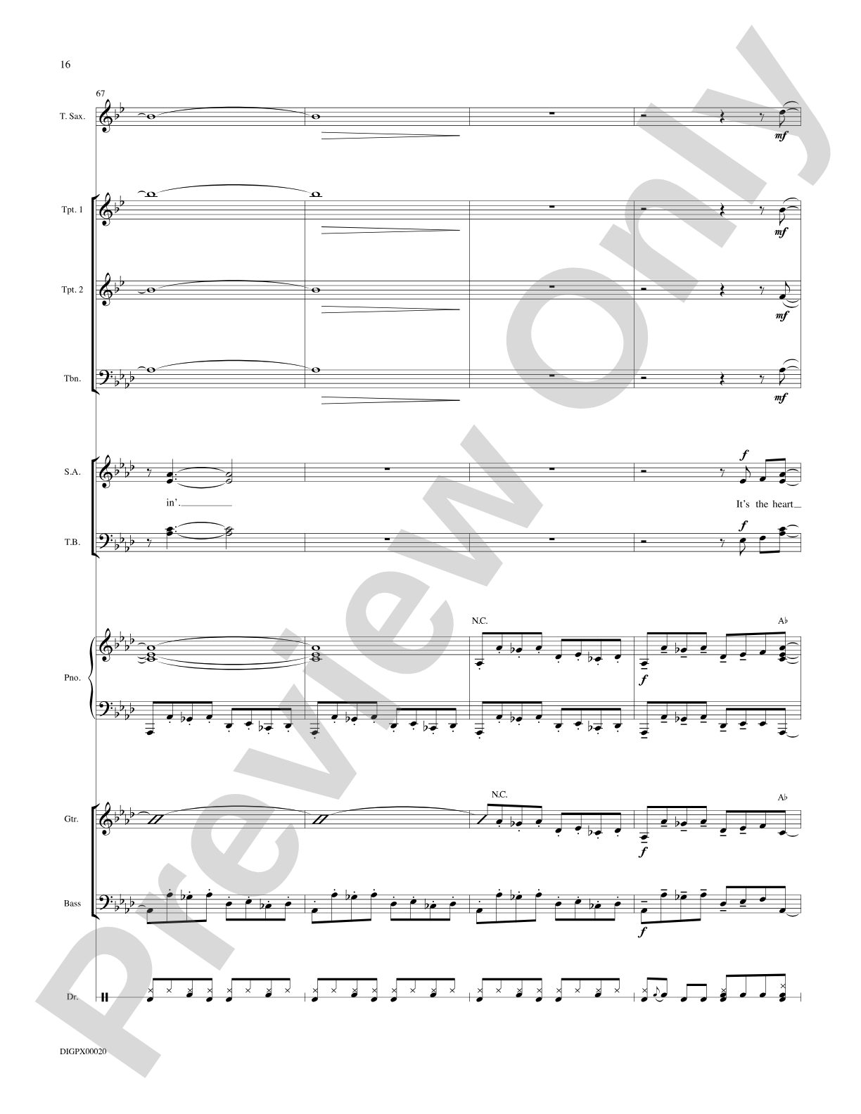 The Heart of Rock and Roll: Choral Octavo Digital SoundPax