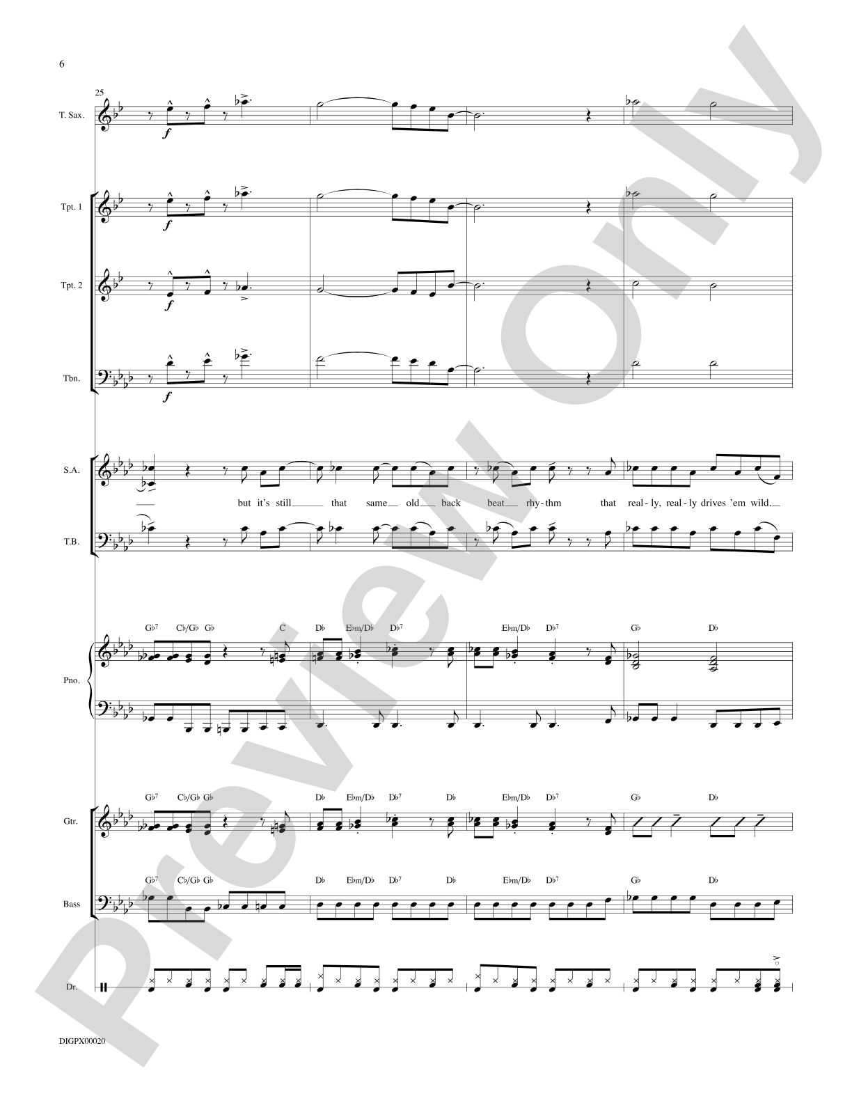 The Heart of Rock and Roll: Choral Octavo Digital SoundPax