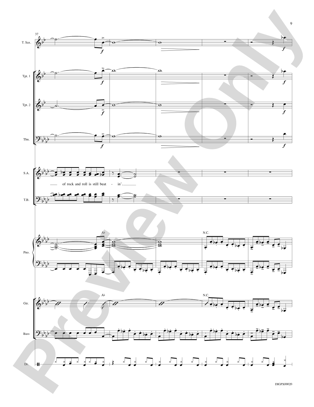 The Heart of Rock and Roll: Choral Octavo Digital SoundPax