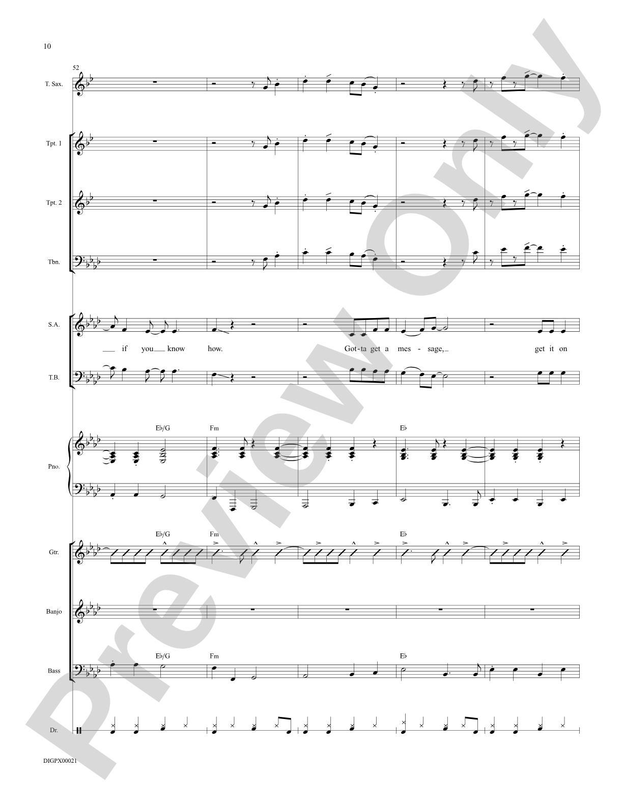 Listen to the Music: Choral Octavo Digital SoundPax