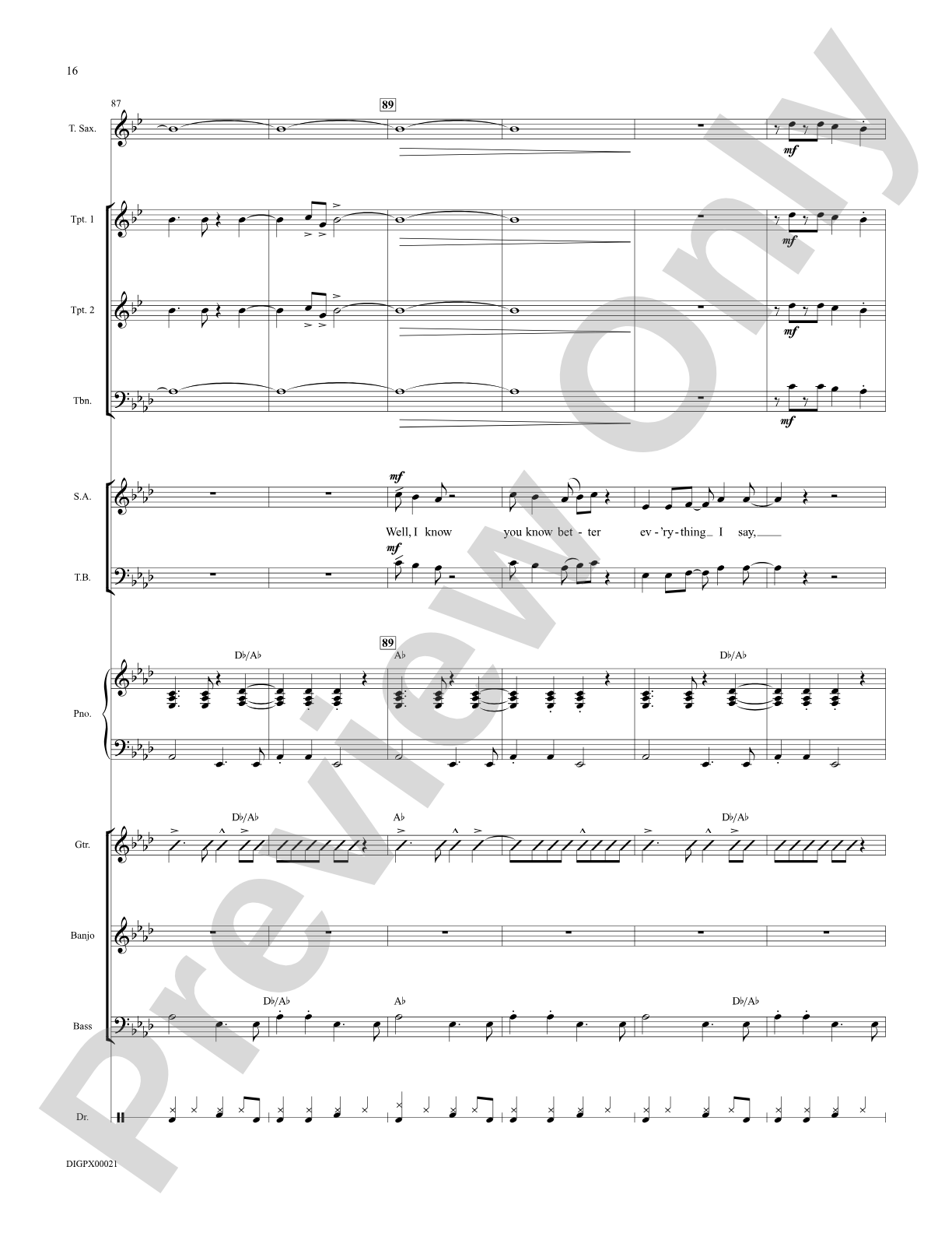 Listen to the Music: Choral Octavo Digital SoundPax