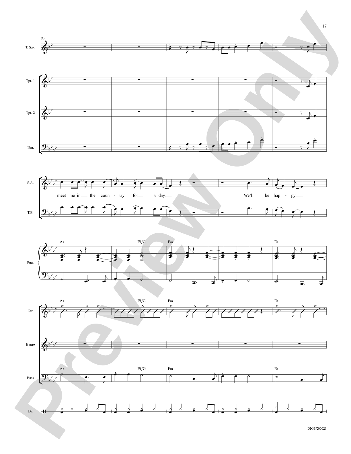 Listen to the Music: Choral Octavo Digital SoundPax