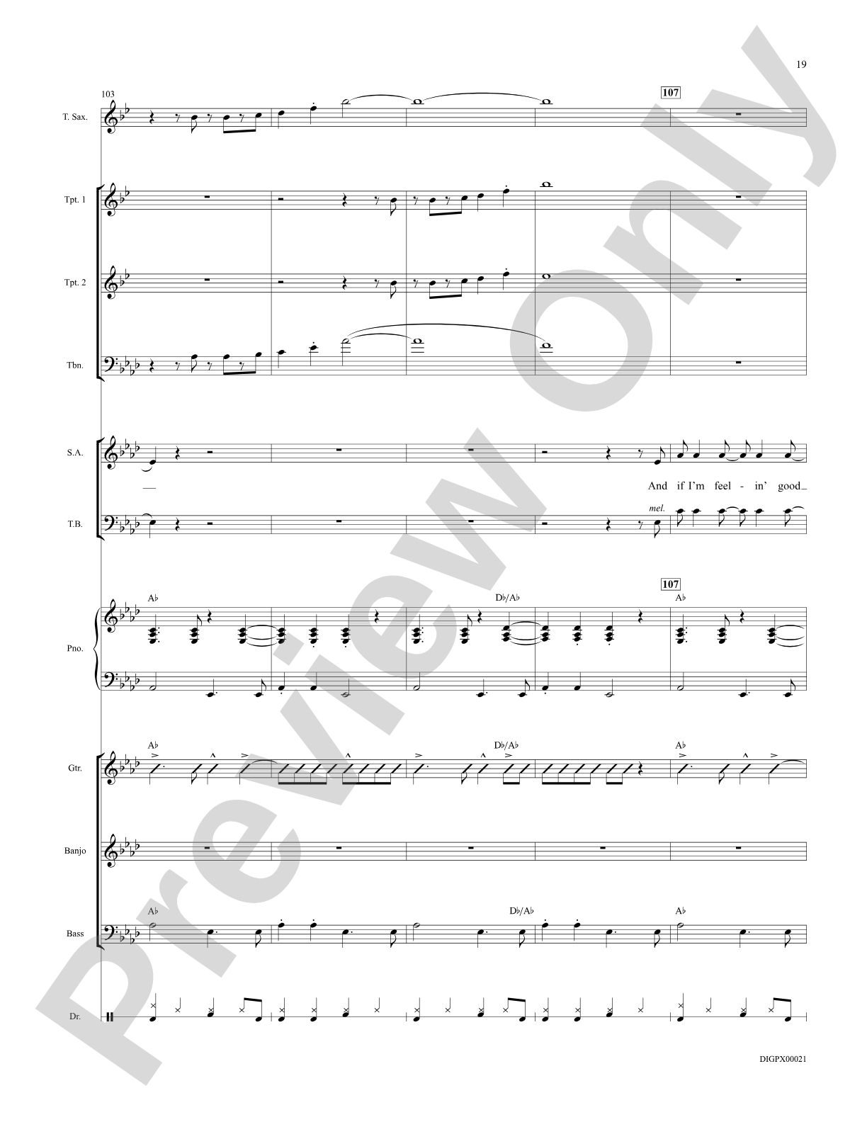 Listen to the Music: Choral Octavo Digital SoundPax