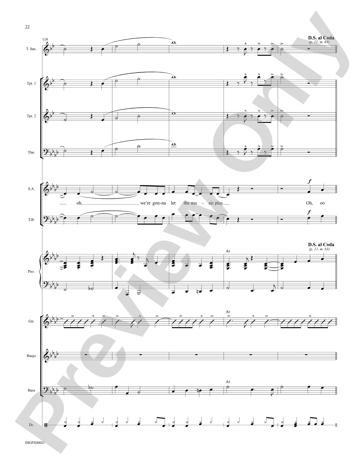 Listen to the Music: Choral Octavo Digital SoundPax