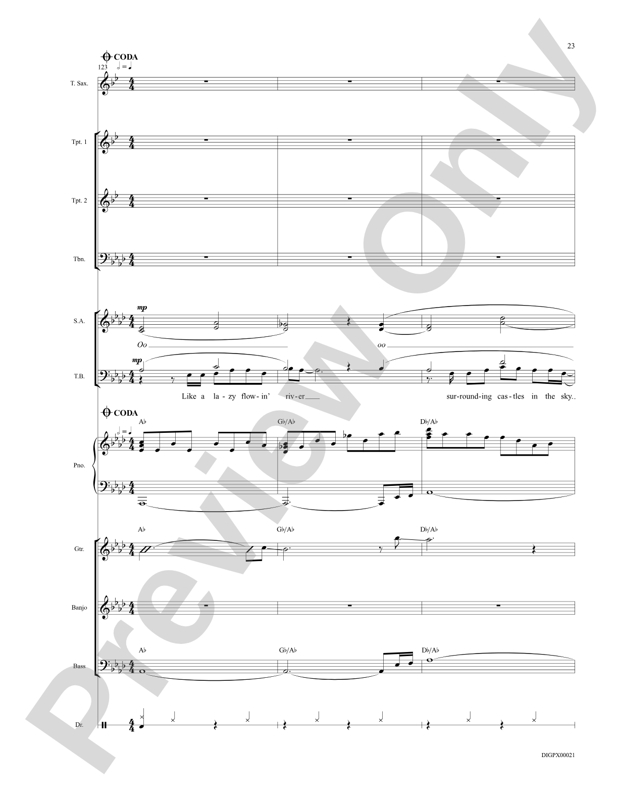 Listen to the Music: Choral Octavo Digital SoundPax