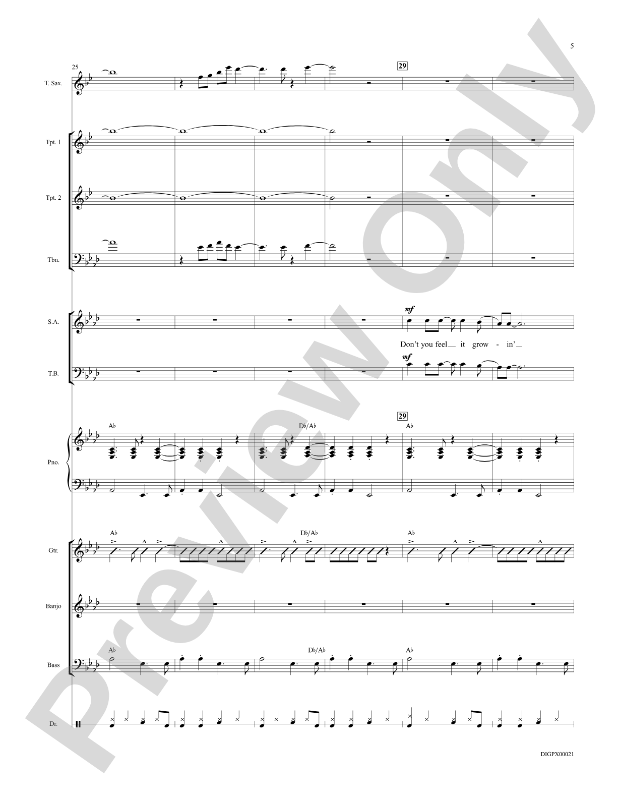 Listen to the Music: Choral Octavo Digital SoundPax