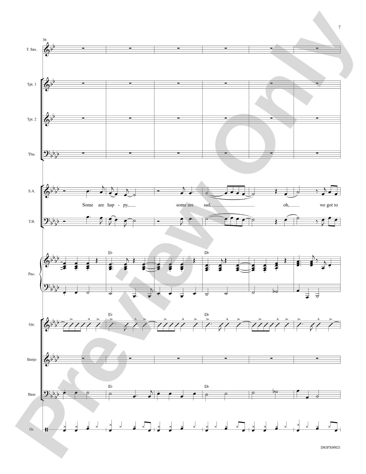 Listen to the Music: Choral Octavo Digital SoundPax