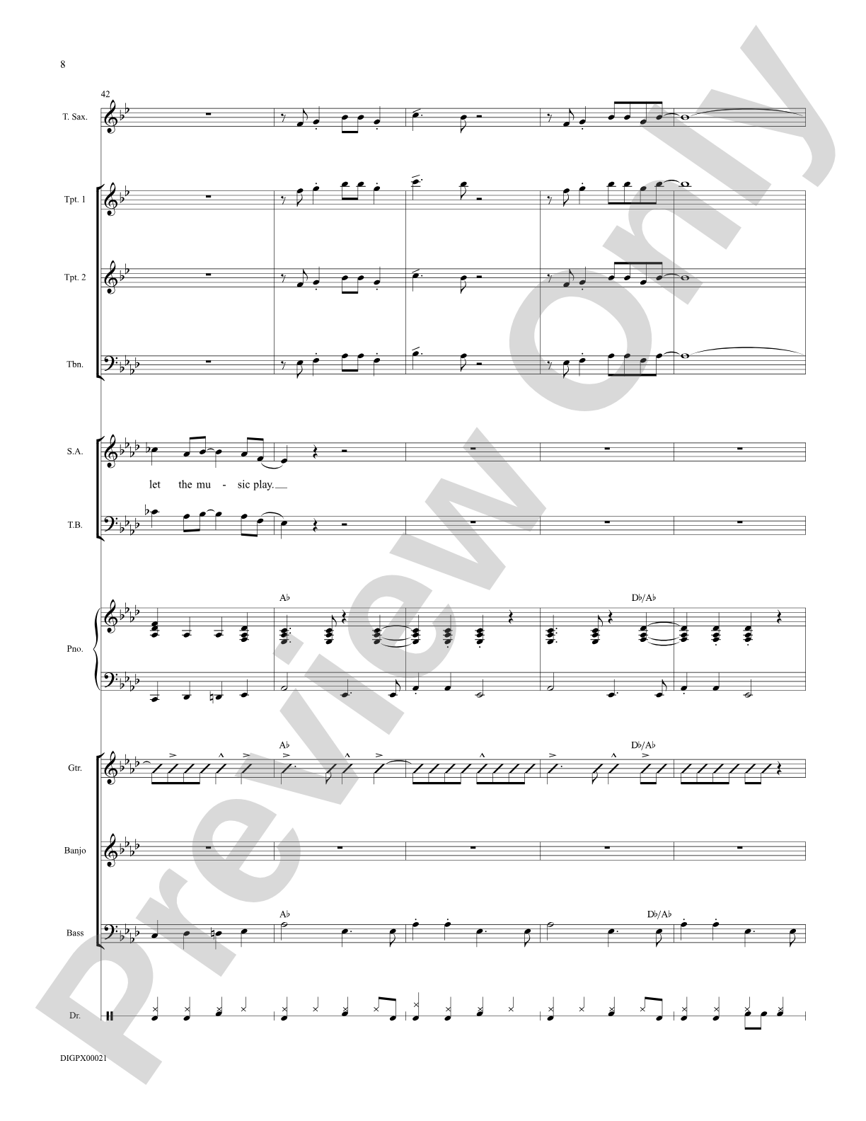 Listen to the Music: Choral Octavo Digital SoundPax