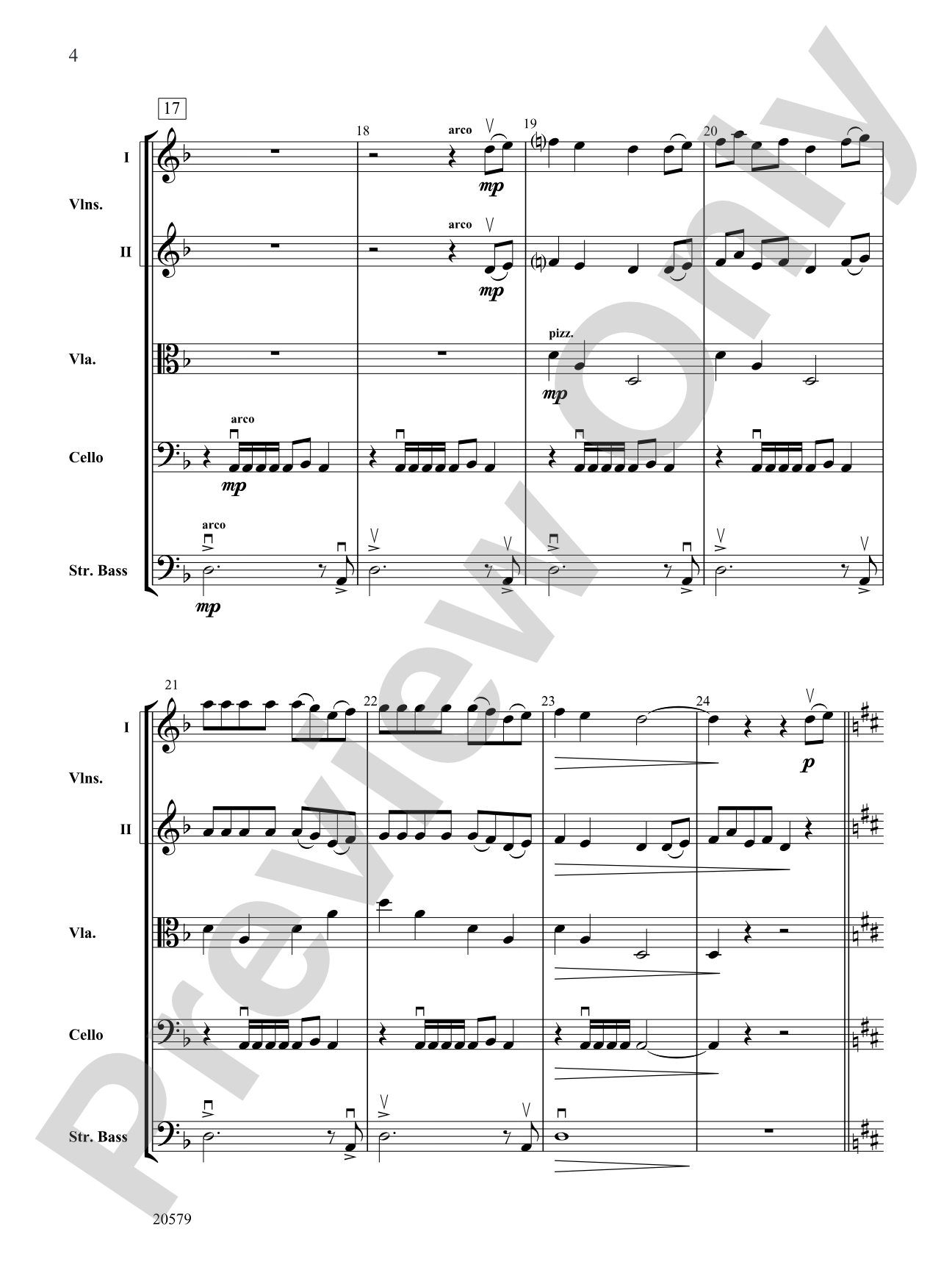 The Charming Snake: String Orchestra Conductor Score & Parts