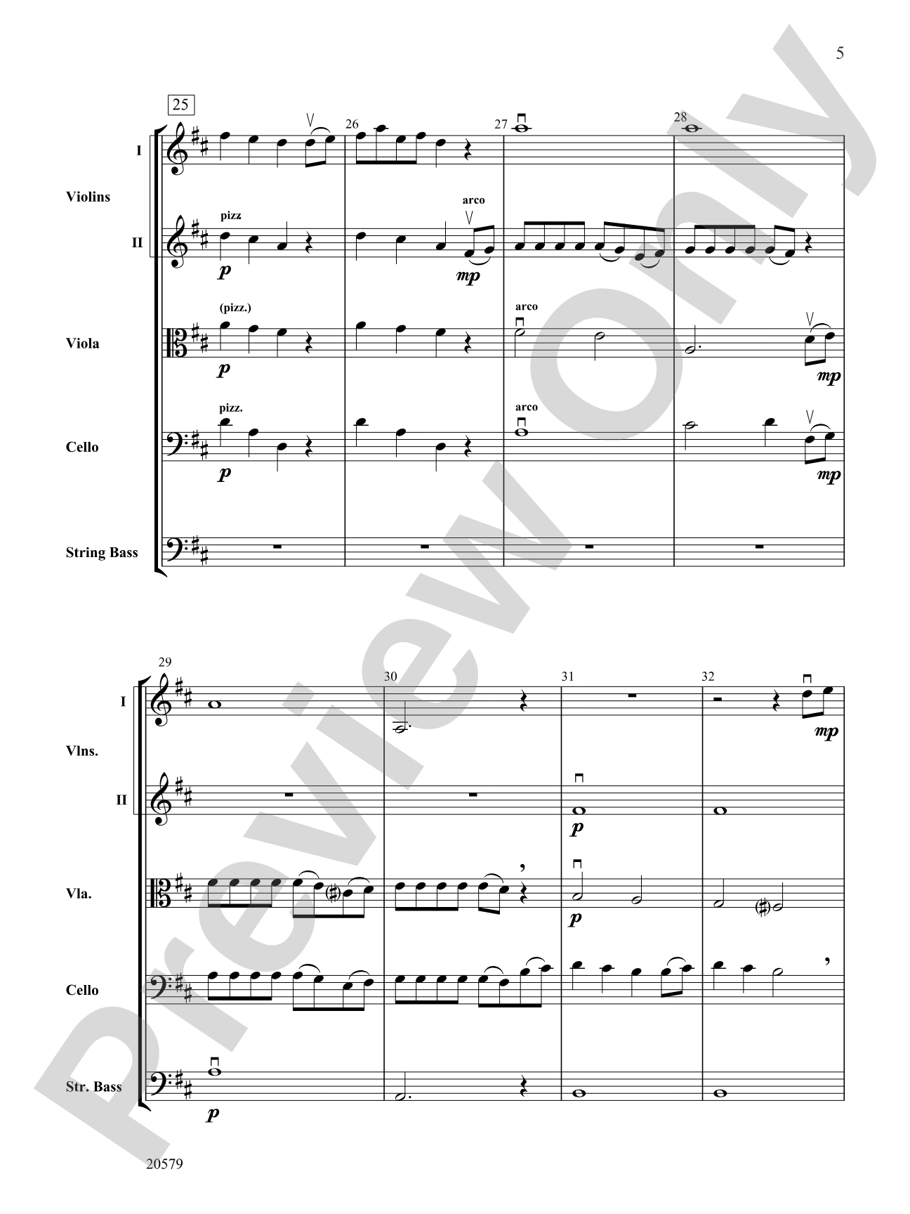 The Charming Snake: String Orchestra Conductor Score & Parts