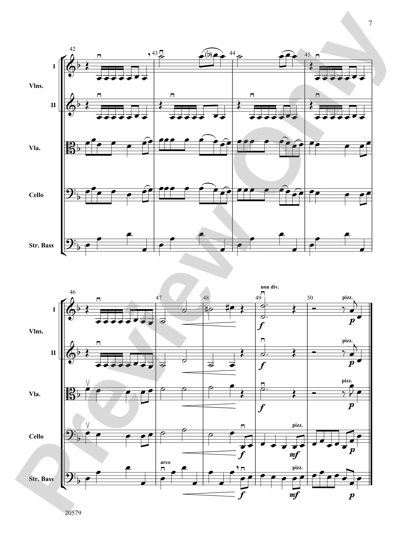The Charming Snake: String Orchestra Conductor Score & Parts
