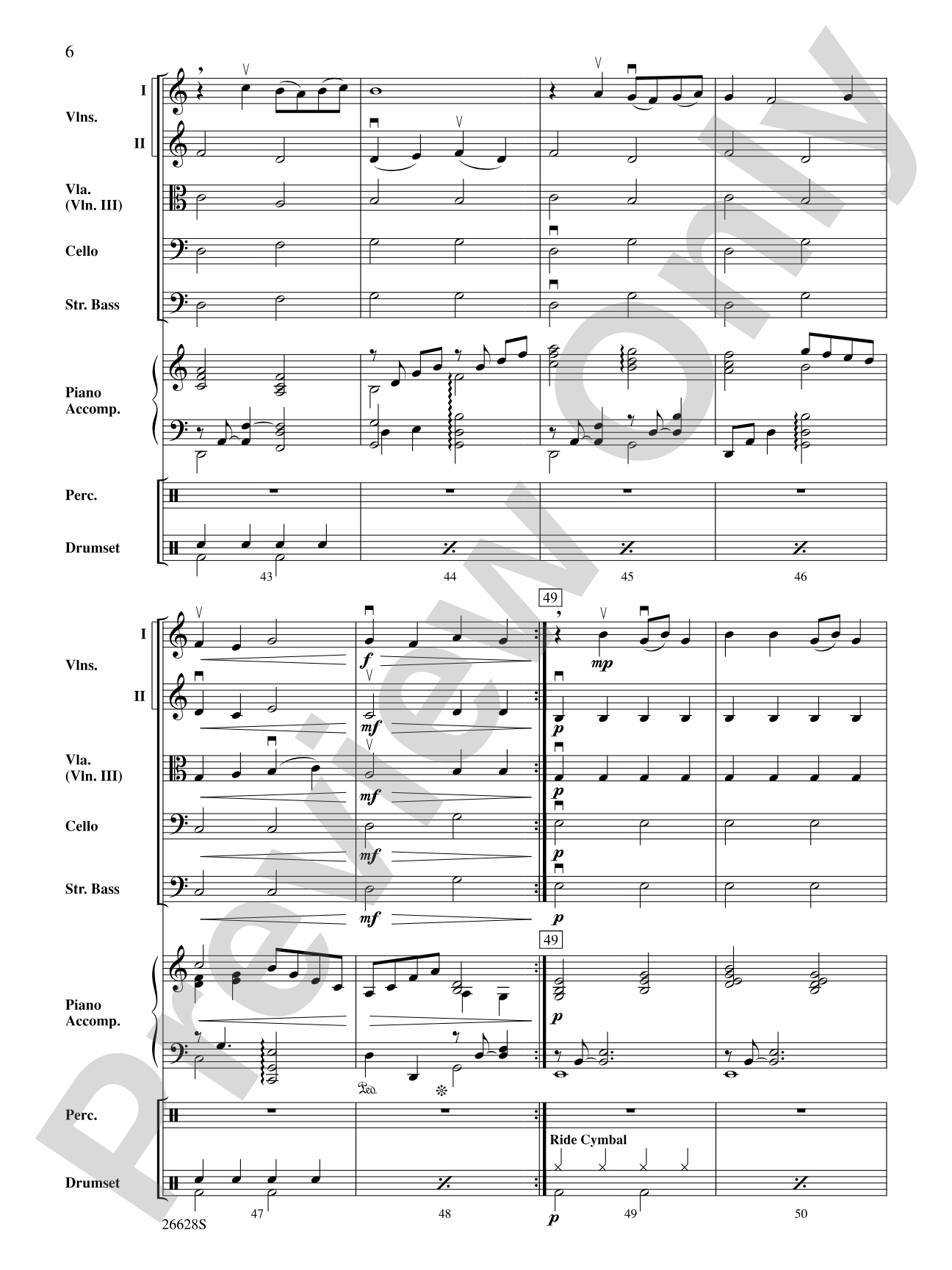 Looney Tunes: String Orchestra Conductor Score & Parts