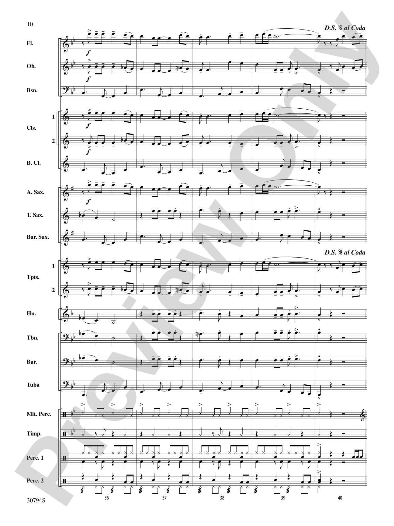 Feliz Navidad: Concert Band Conductor Score & Parts