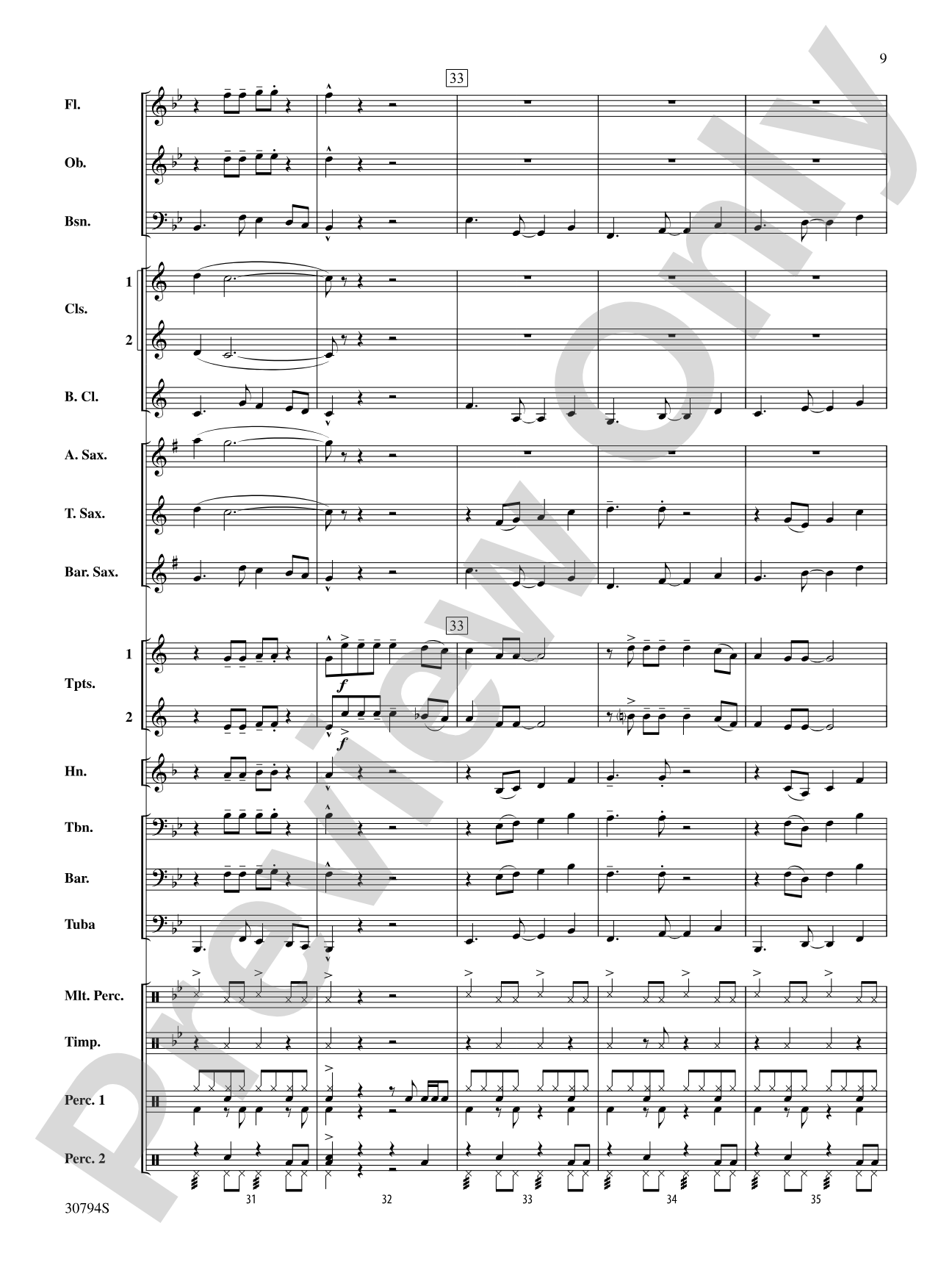 Feliz Navidad: Concert Band Conductor Score & Parts