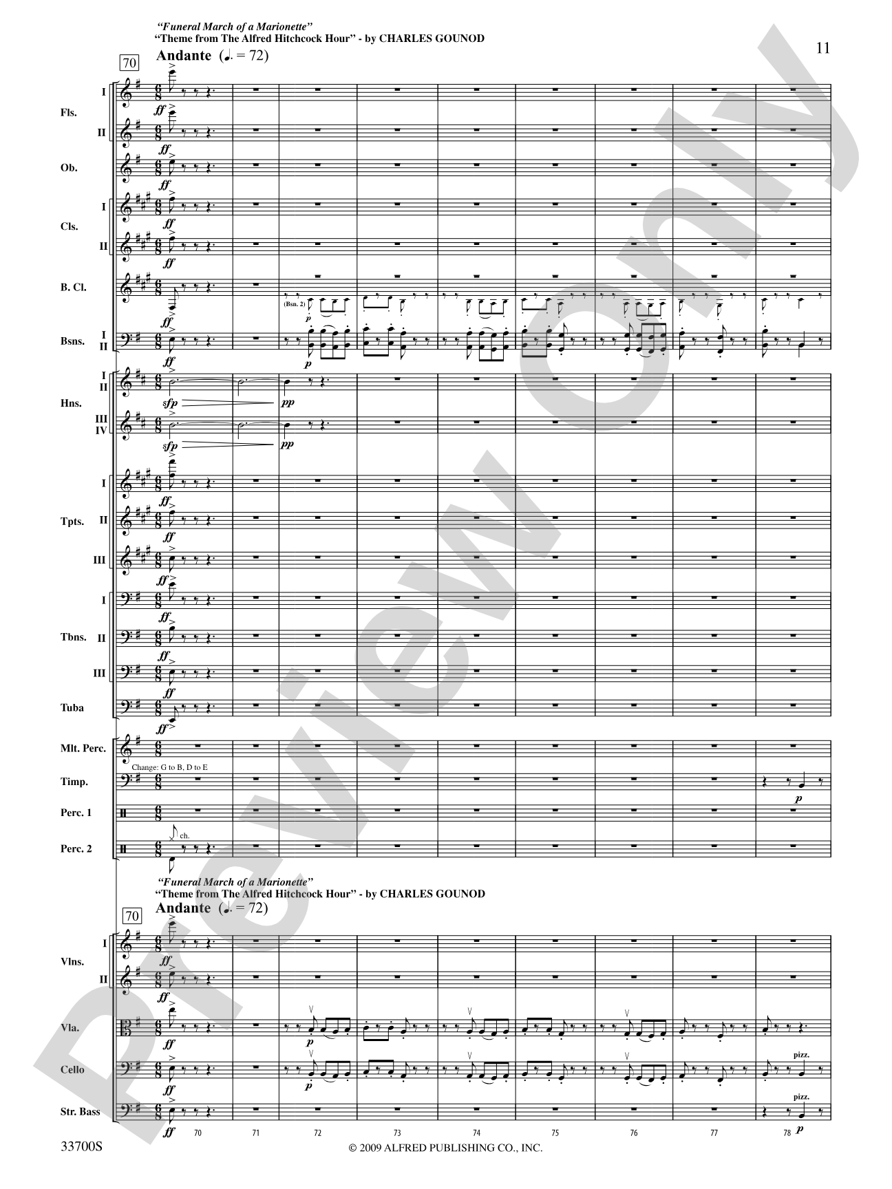 Salute to TV: Full Orchestra Conductor Score & Parts