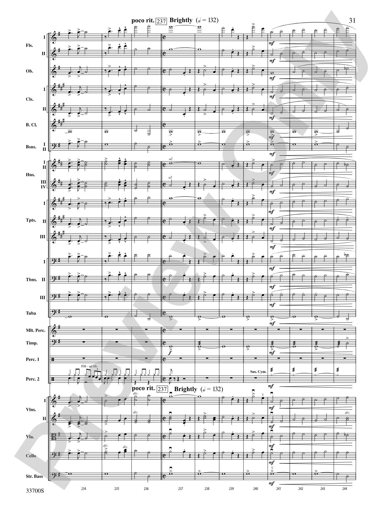 Salute to TV: Full Orchestra Conductor Score & Parts