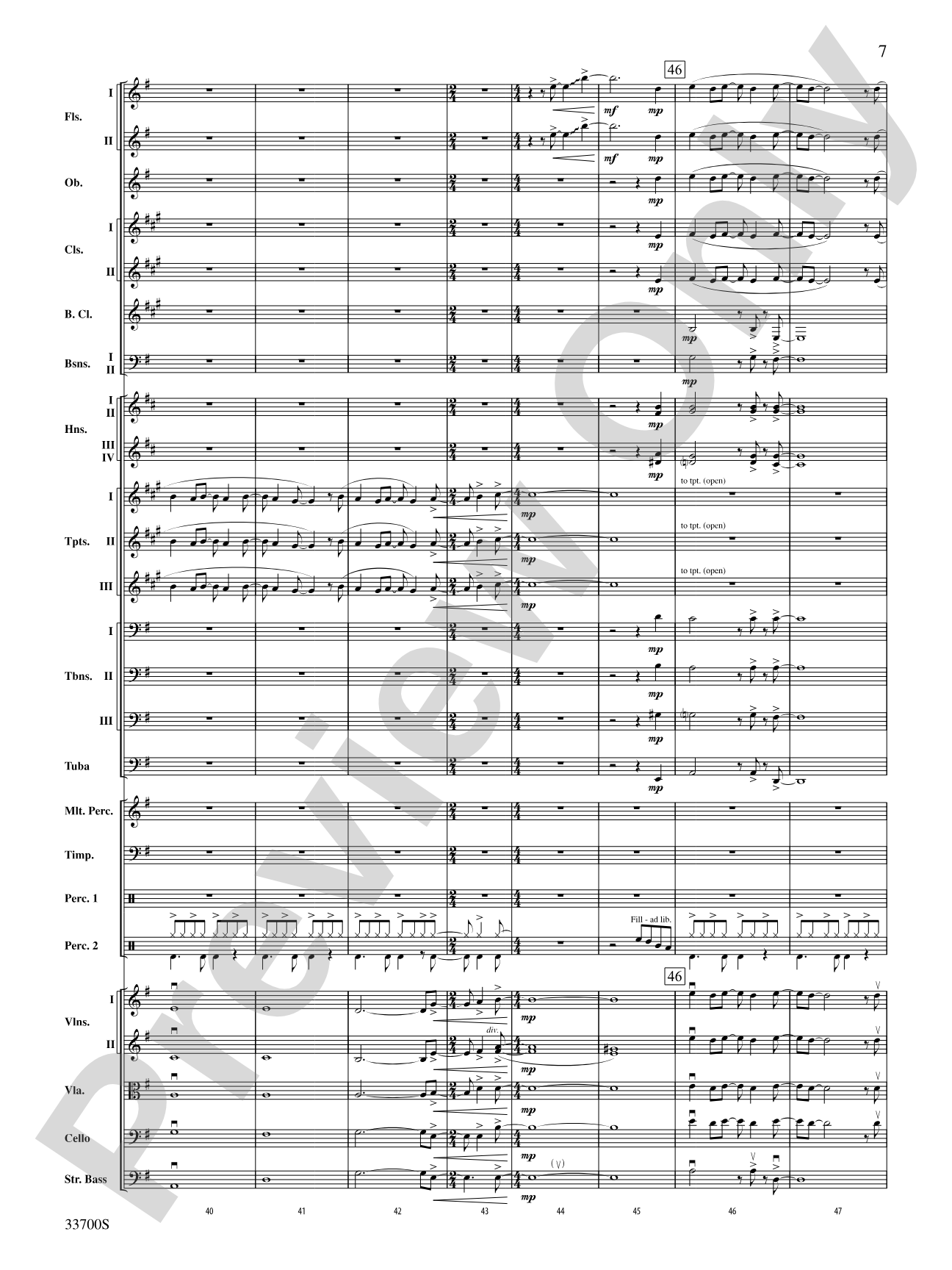 Salute to TV: Full Orchestra Conductor Score & Parts
