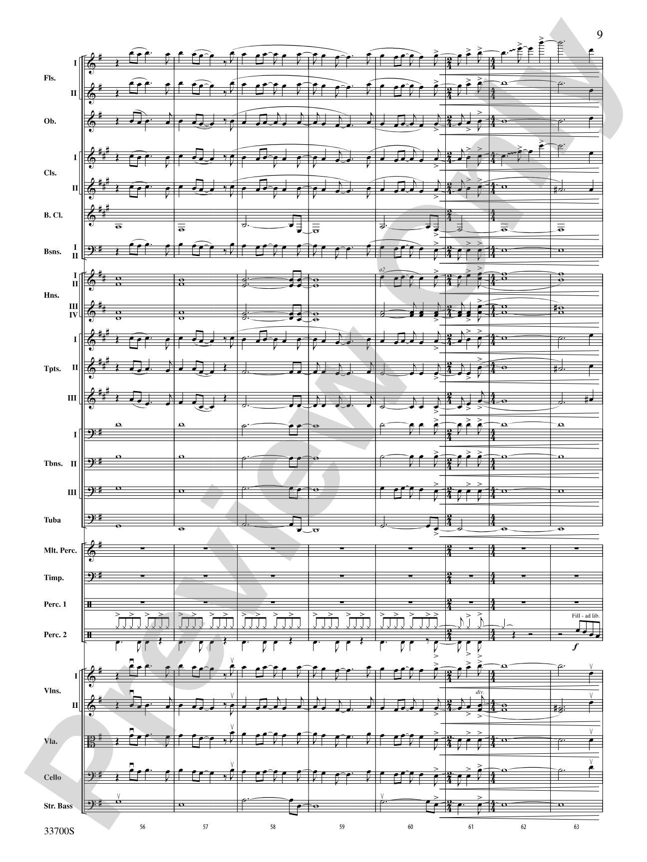 Salute to TV: Full Orchestra Conductor Score & Parts
