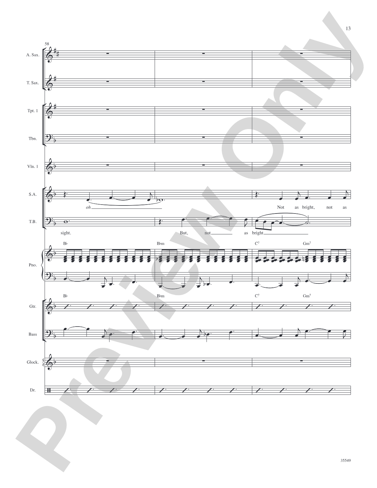 We Love the '50s: Score: Choral SoundPax