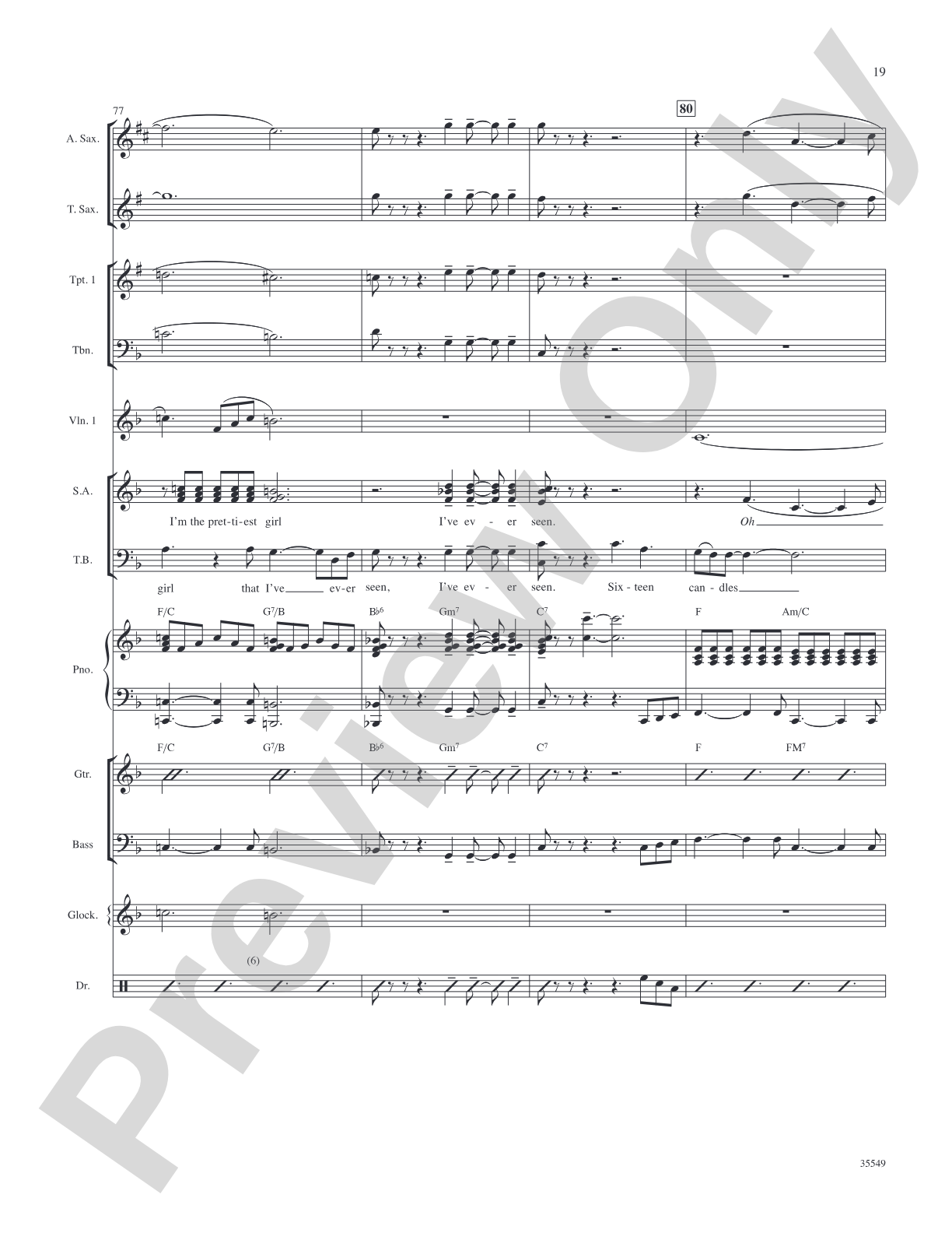 We Love the '50s: Score: Choral SoundPax