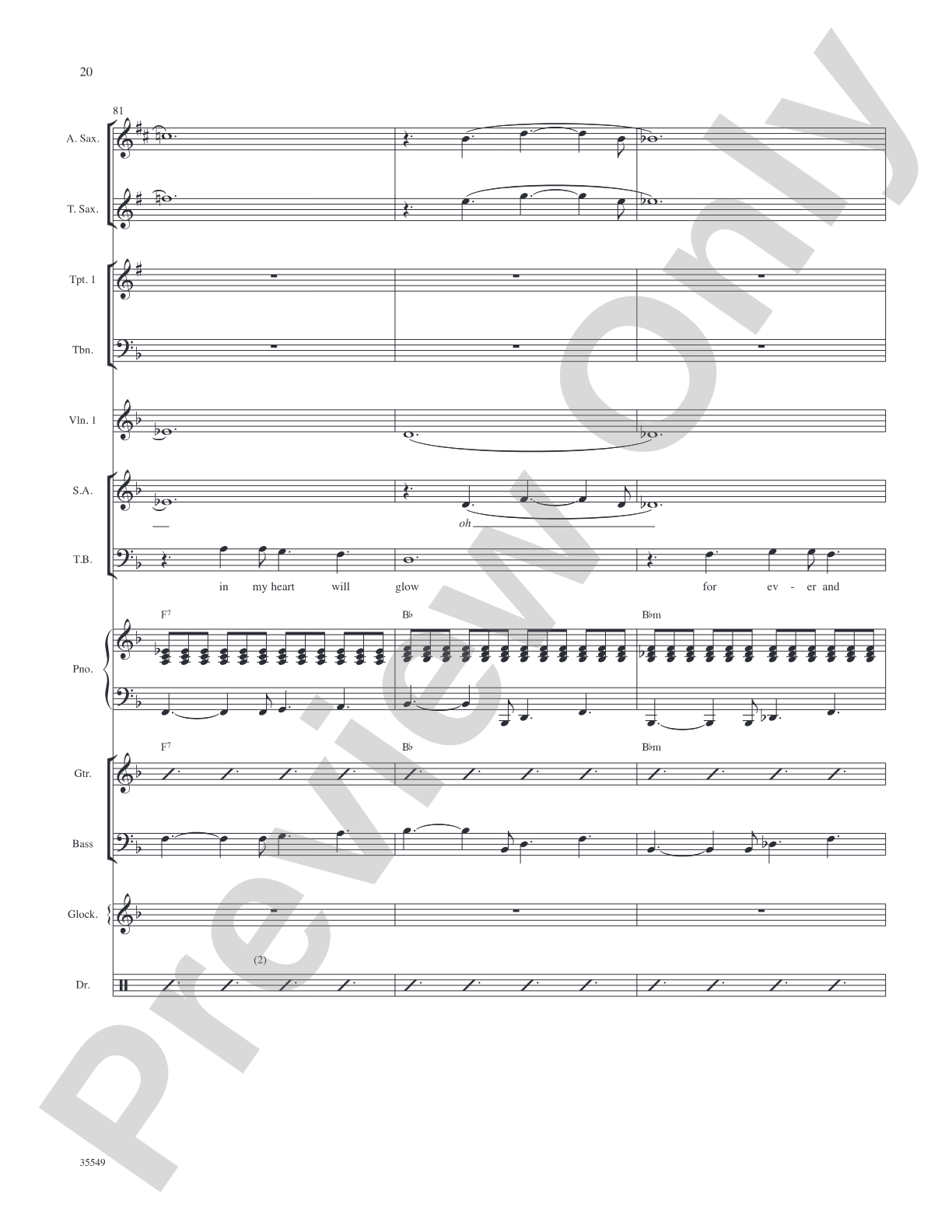 We Love the '50s: Score: Choral SoundPax