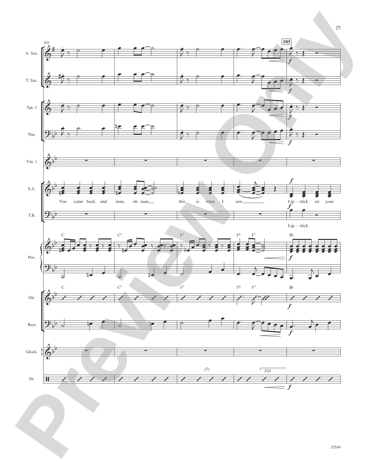 We Love the '50s: Score: Choral SoundPax