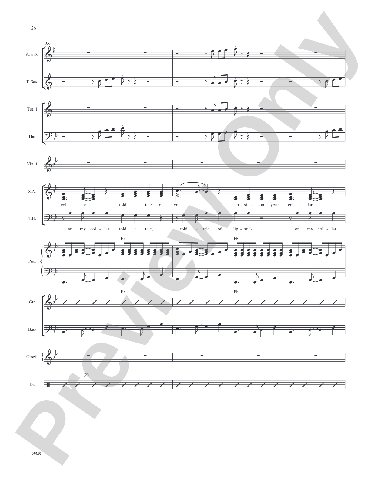 We Love the '50s: Score: Choral SoundPax