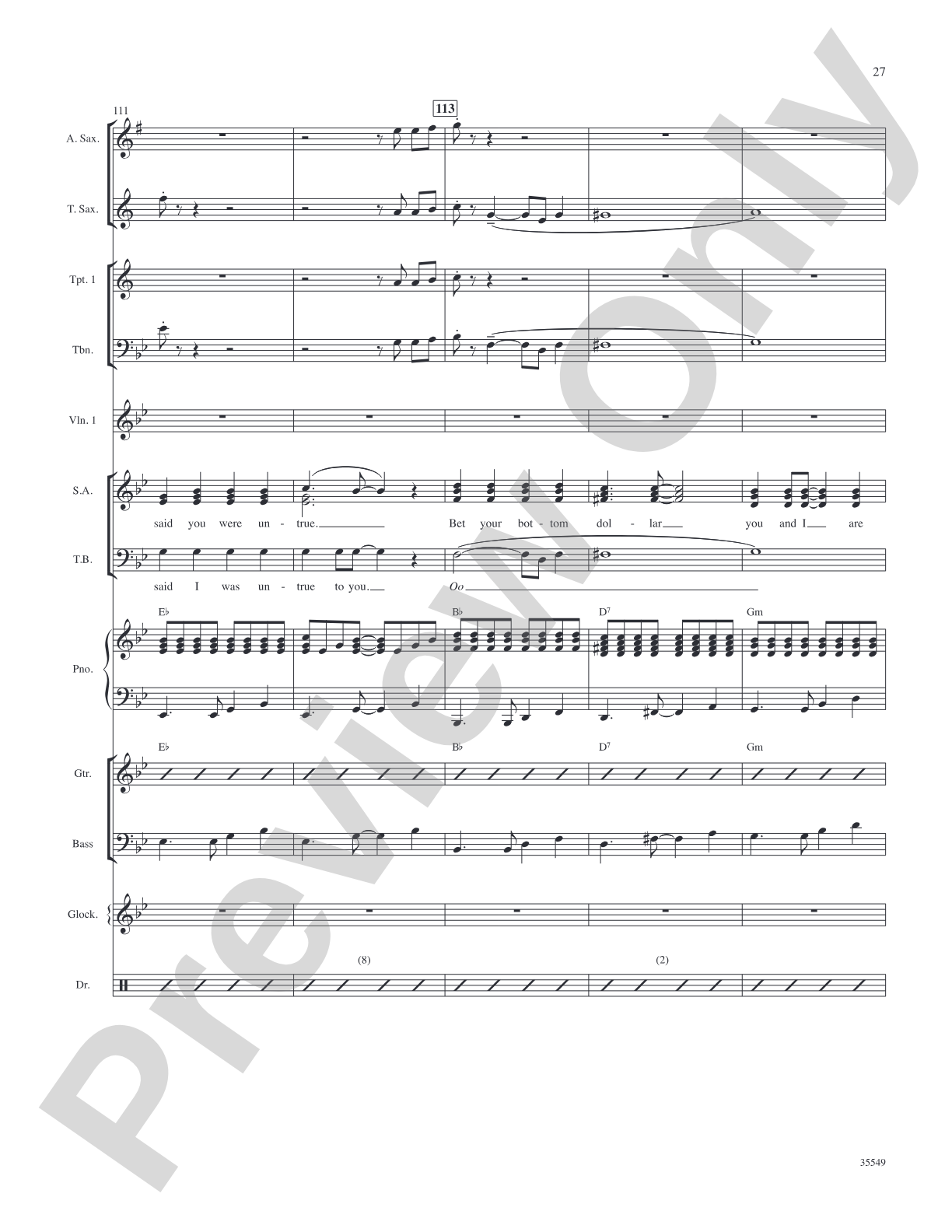 We Love the '50s: Score: Choral SoundPax