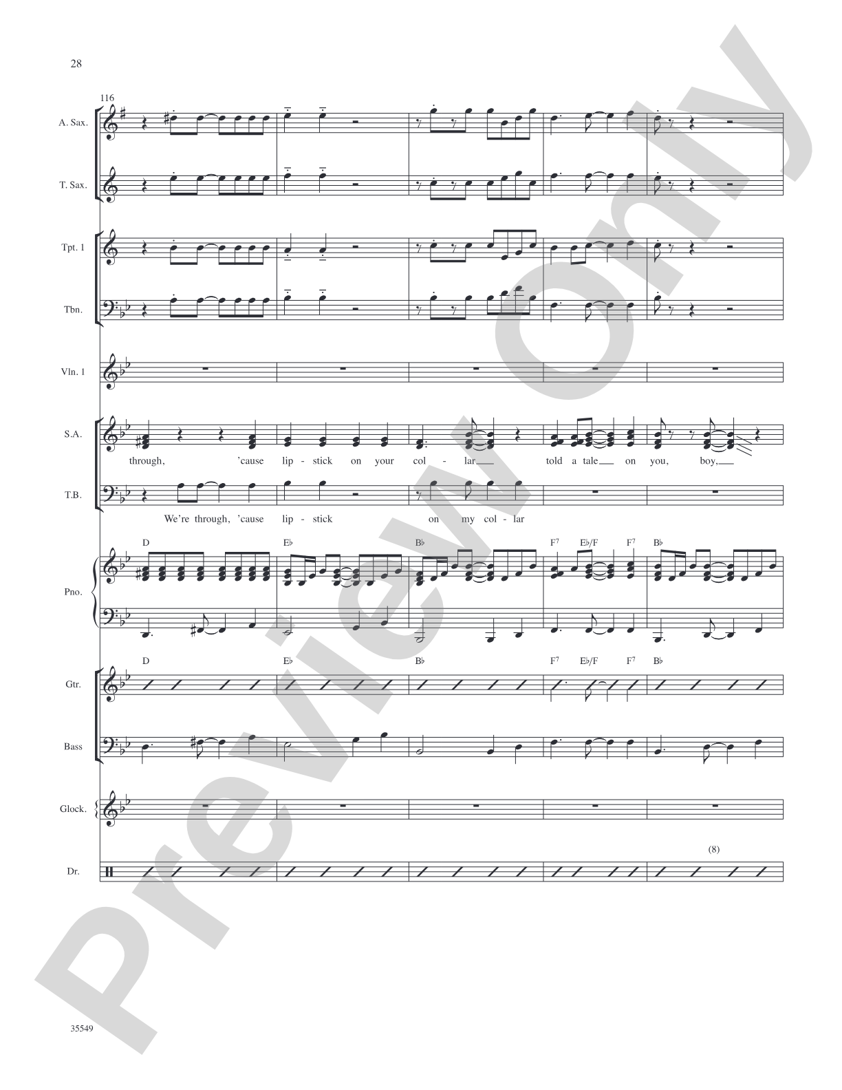 We Love the '50s: Score: Choral SoundPax