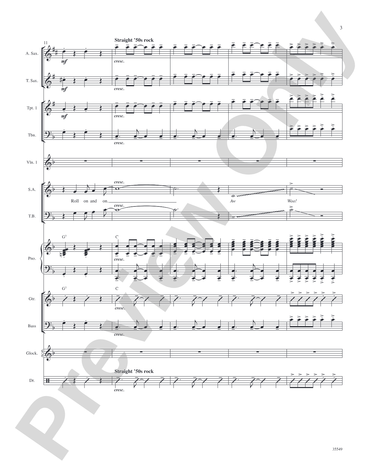 We Love the '50s: Score: Choral SoundPax