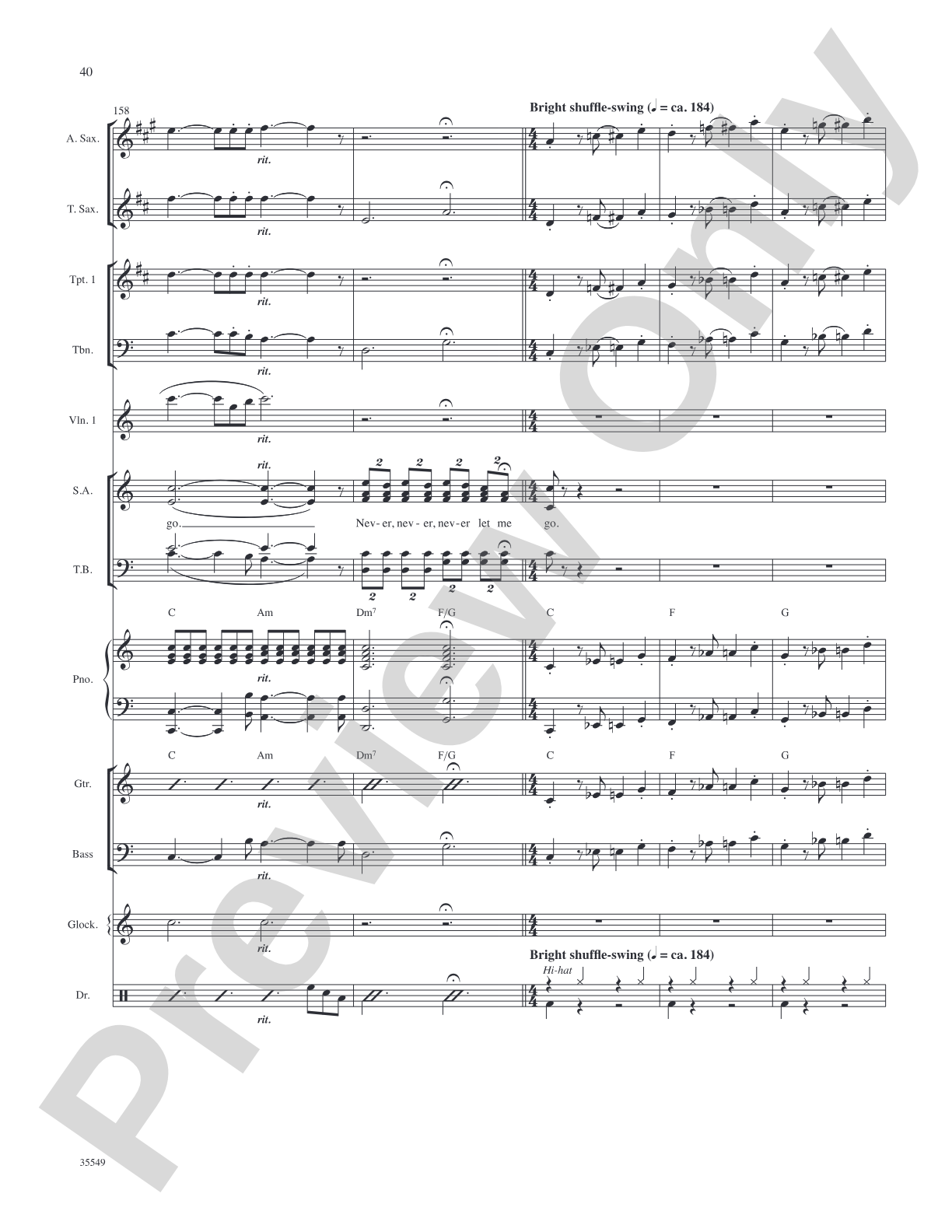 We Love the '50s: Score: Choral SoundPax