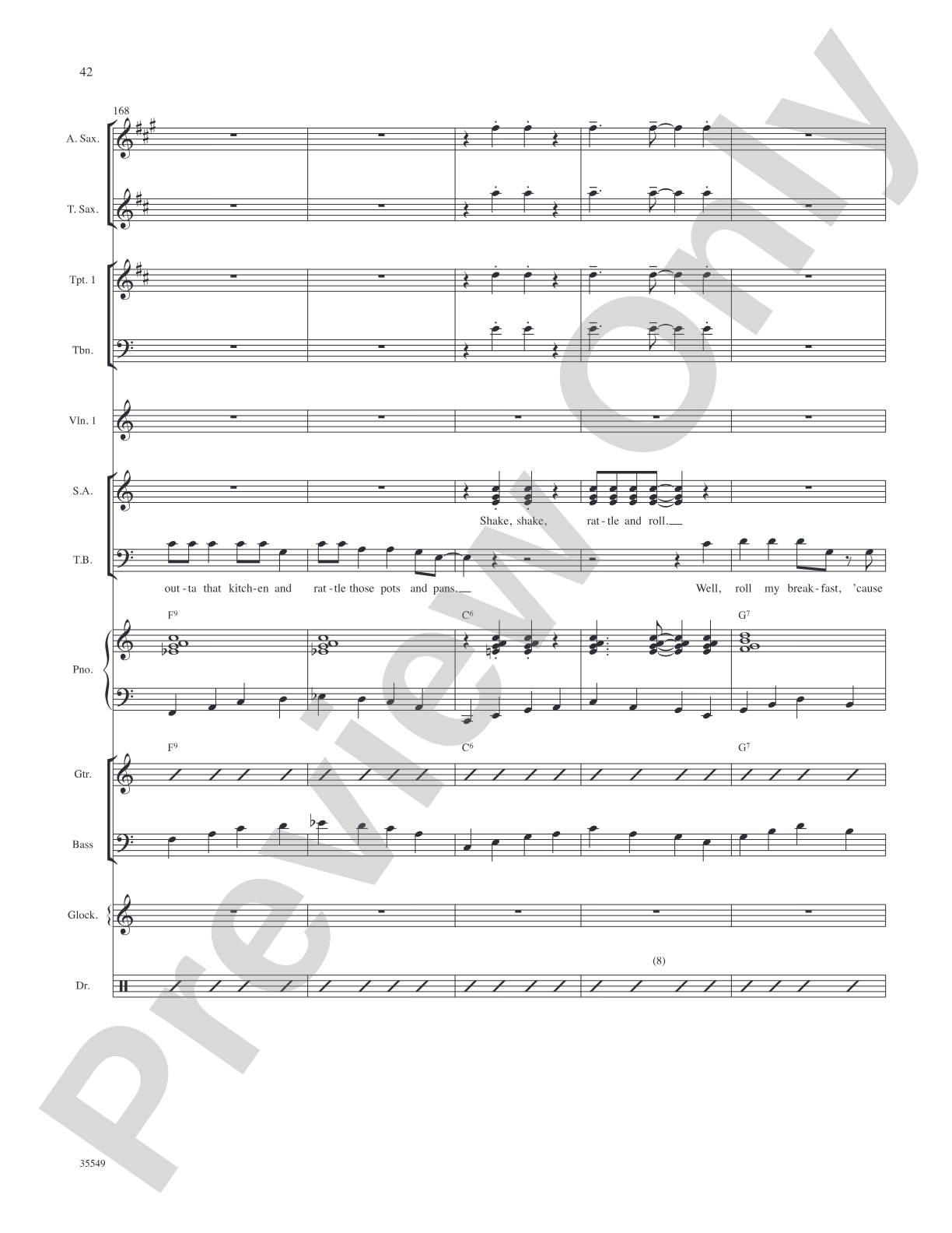 We Love the '50s: Score: Choral SoundPax