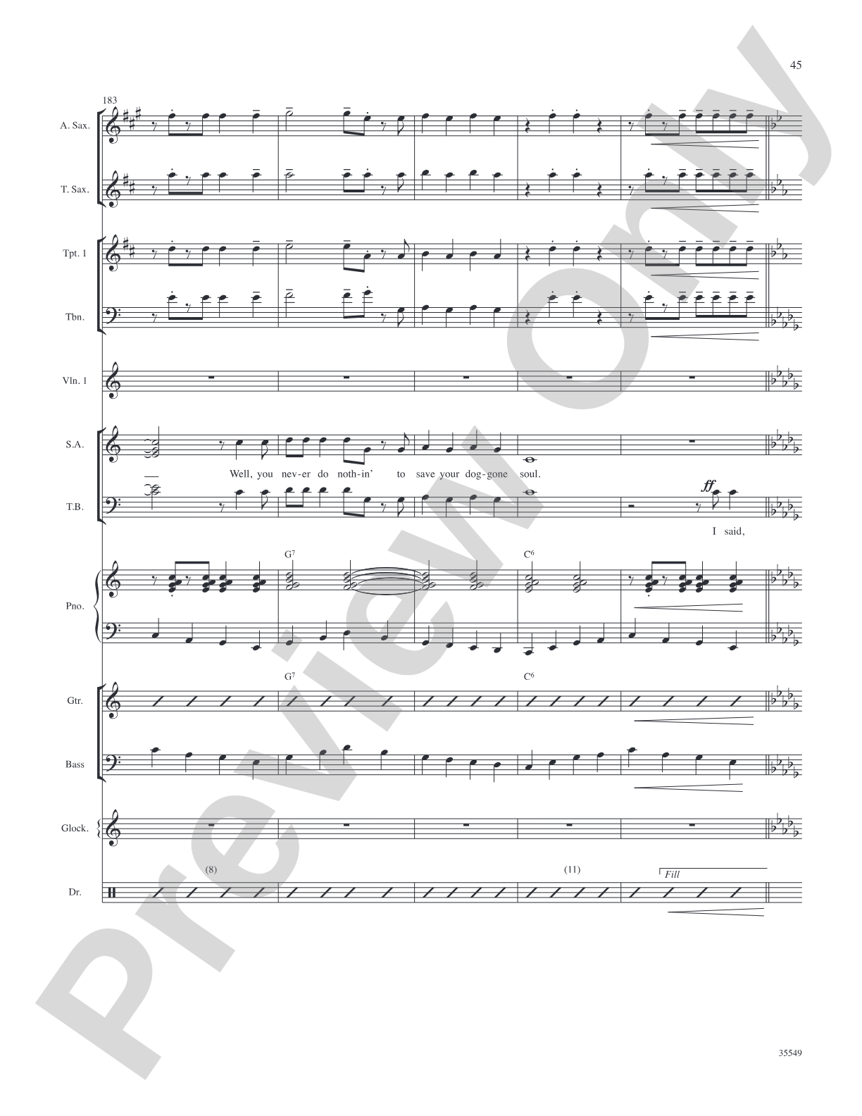 We Love the '50s: Score: Choral SoundPax