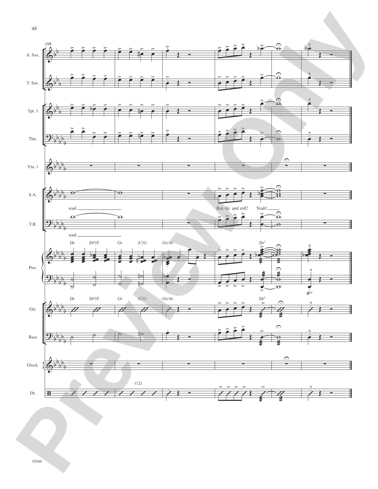 We Love the '50s: Score: Choral SoundPax