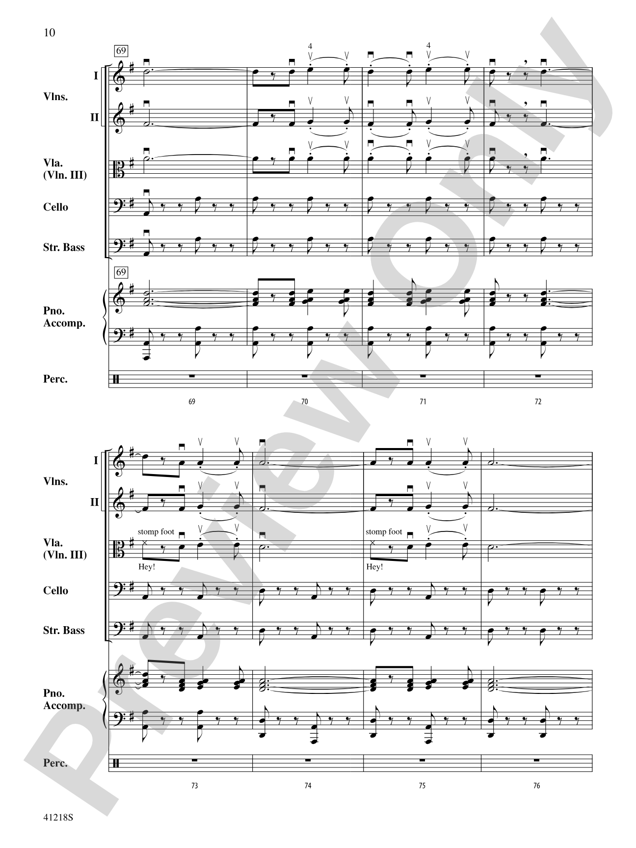 Funiculì, Funiculà: String Orchestra Conductor Score & Parts