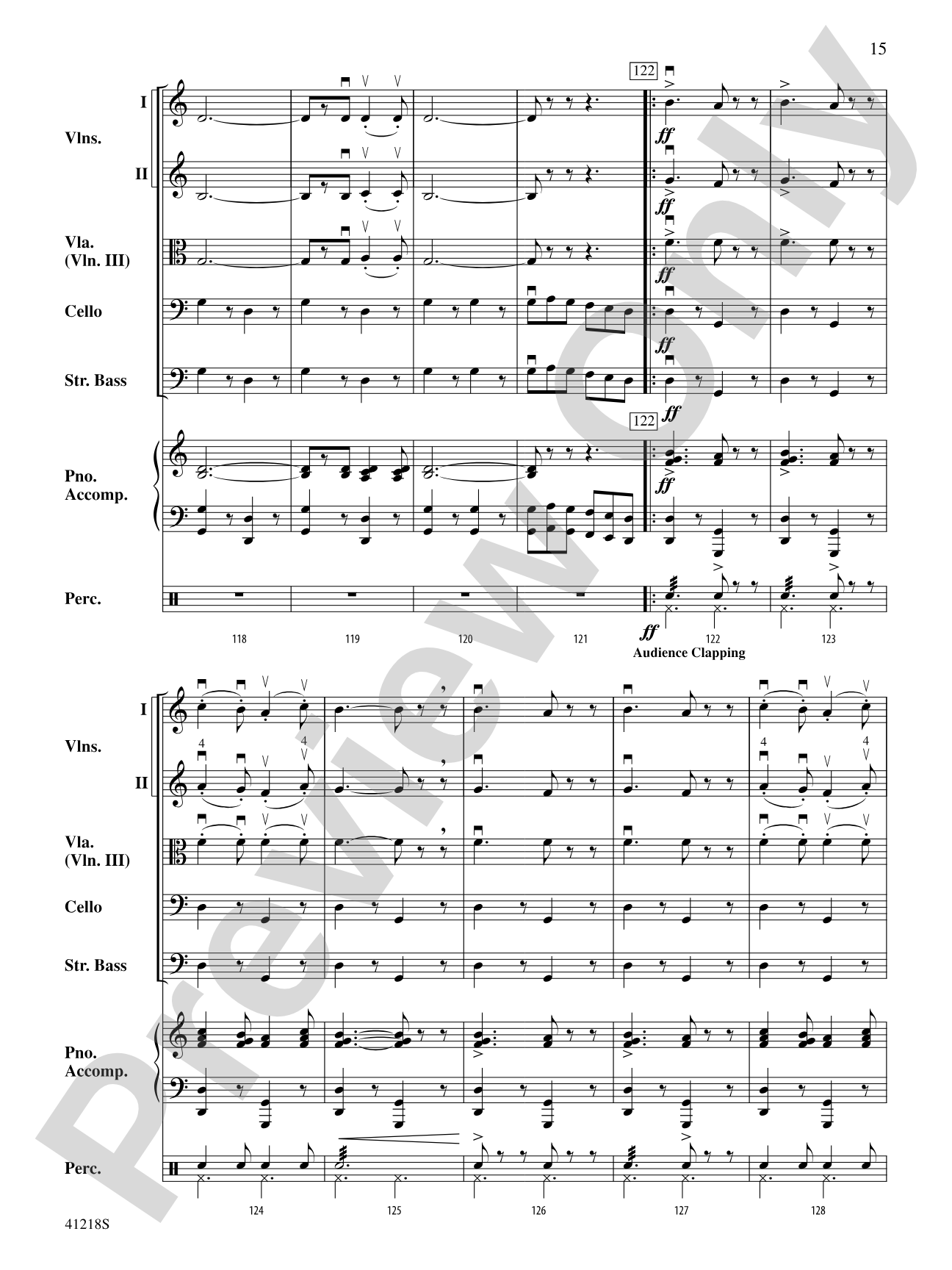 Funiculì, Funiculà: String Orchestra Conductor Score & Parts