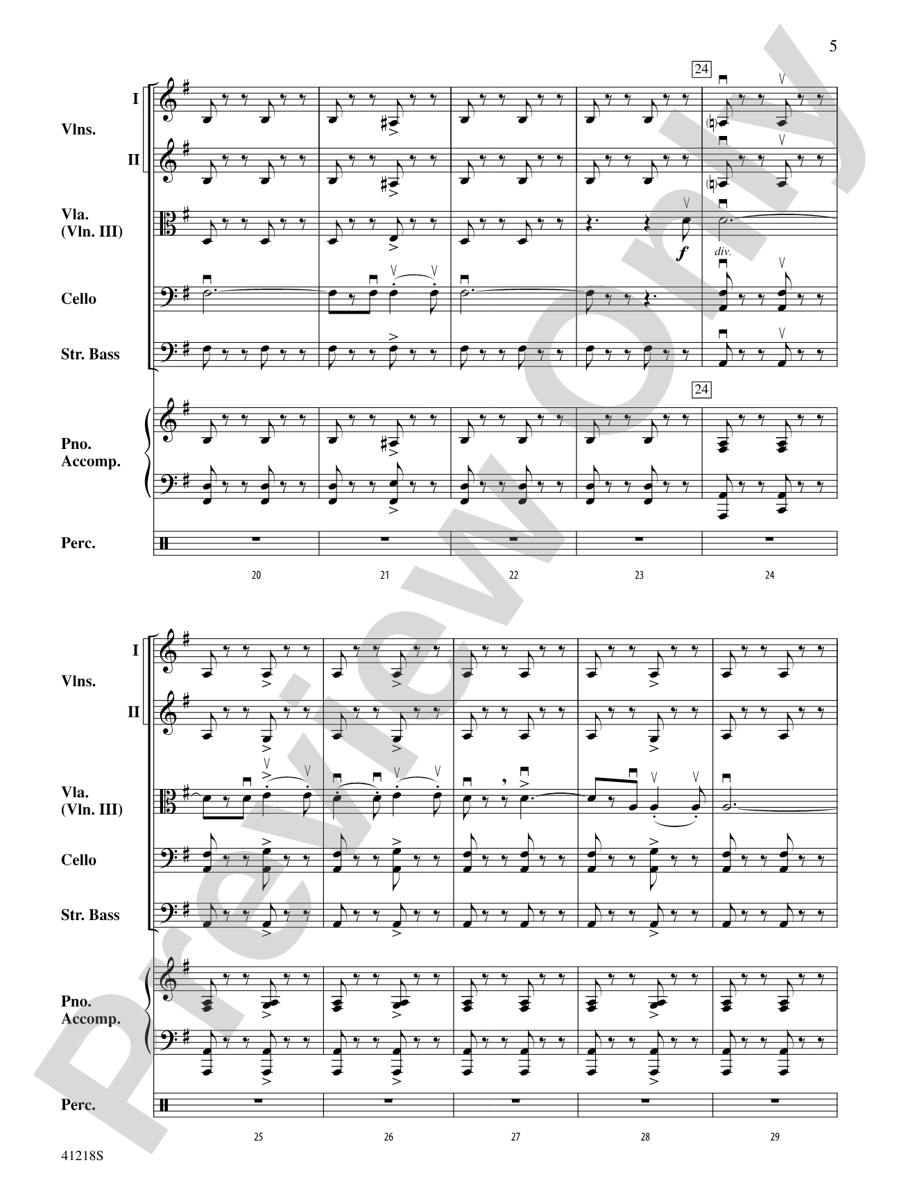 Funiculì, Funiculà: String Orchestra Conductor Score & Parts