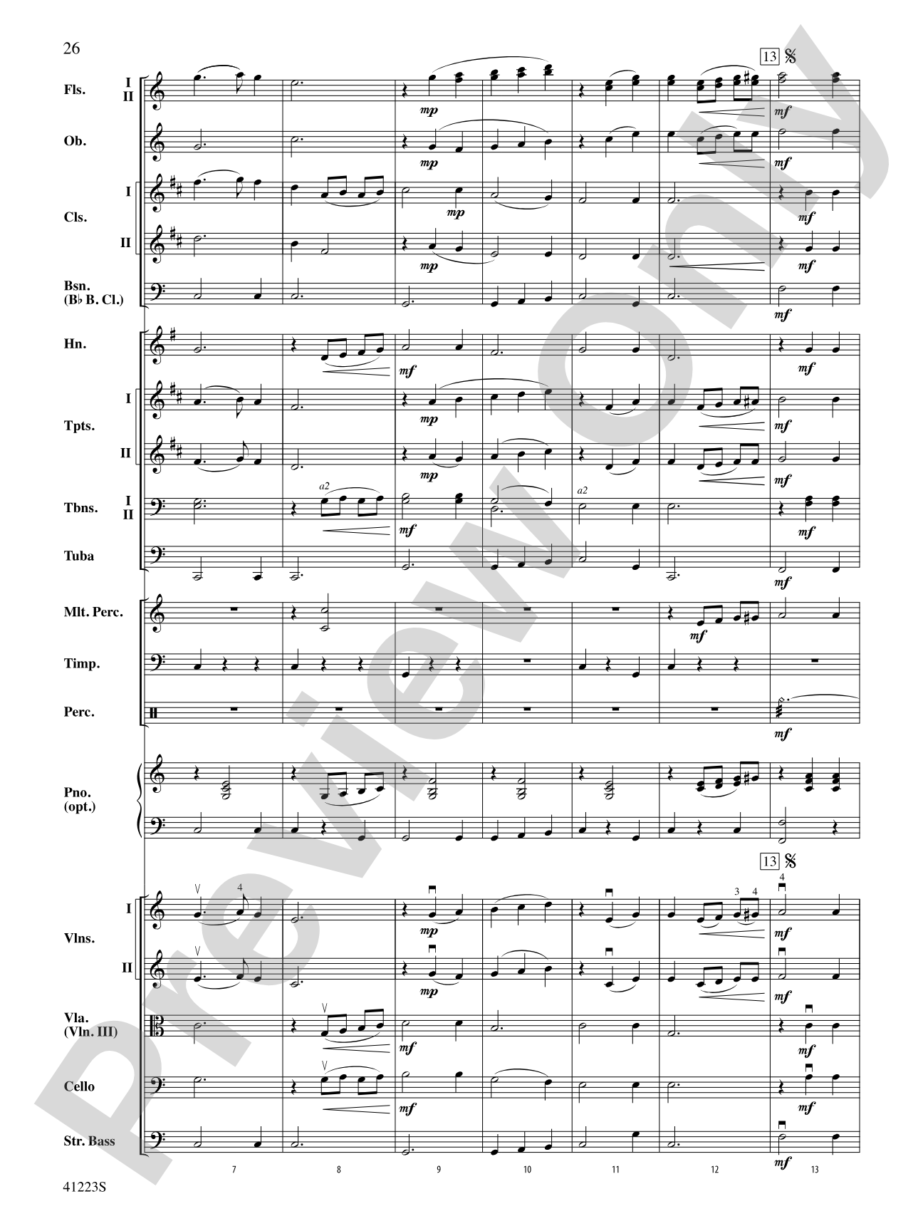 Joyful Holidays: Full Orchestra Conductor Score & Parts