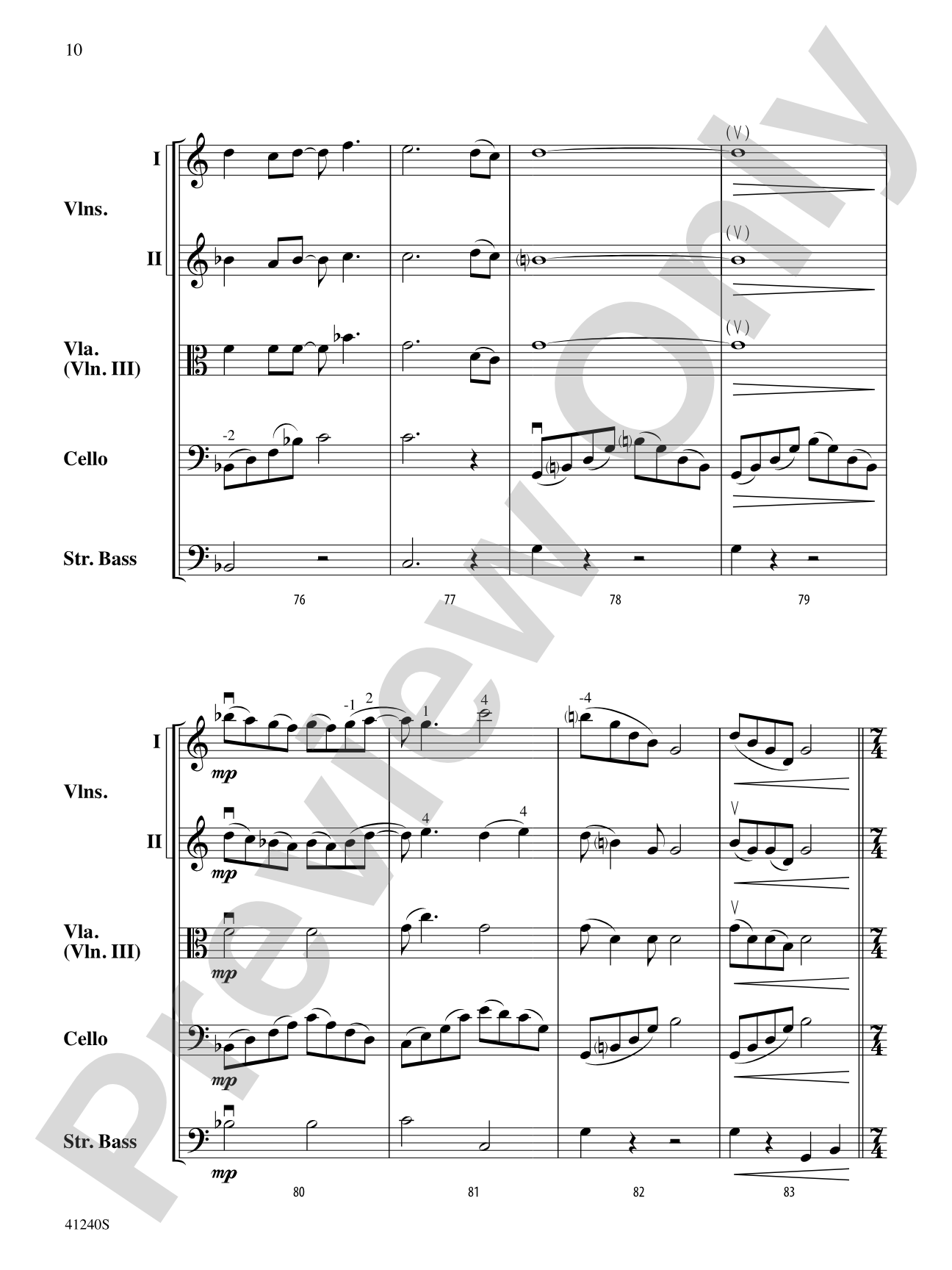 Minecraft: String Orchestra Conductor Score & Parts