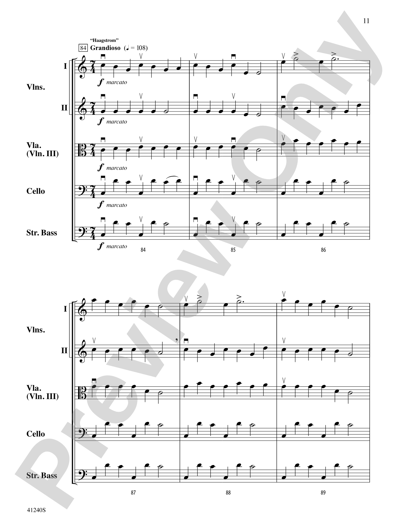 Minecraft: String Orchestra Conductor Score & Parts