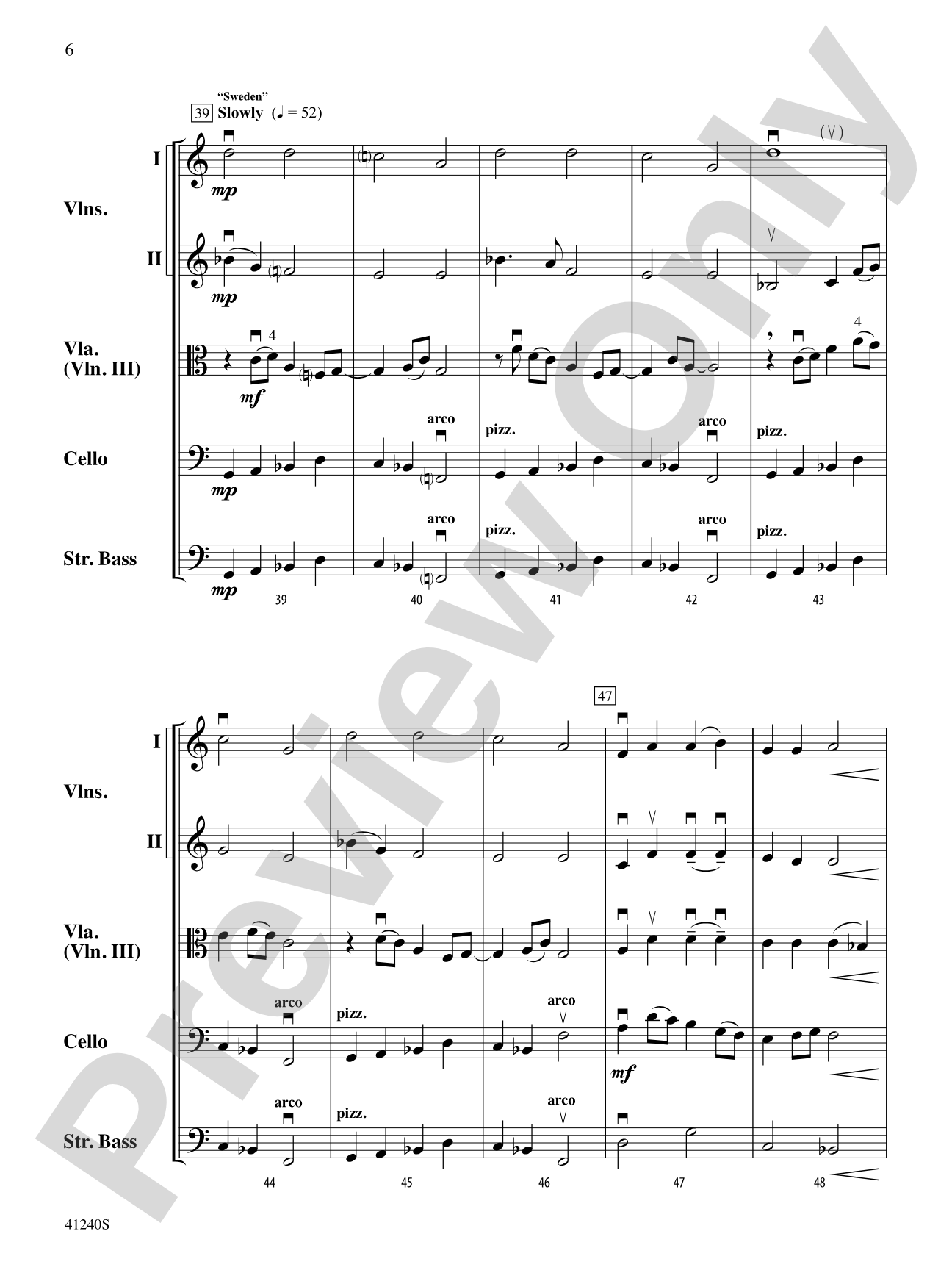 Minecraft: String Orchestra Conductor Score & Parts