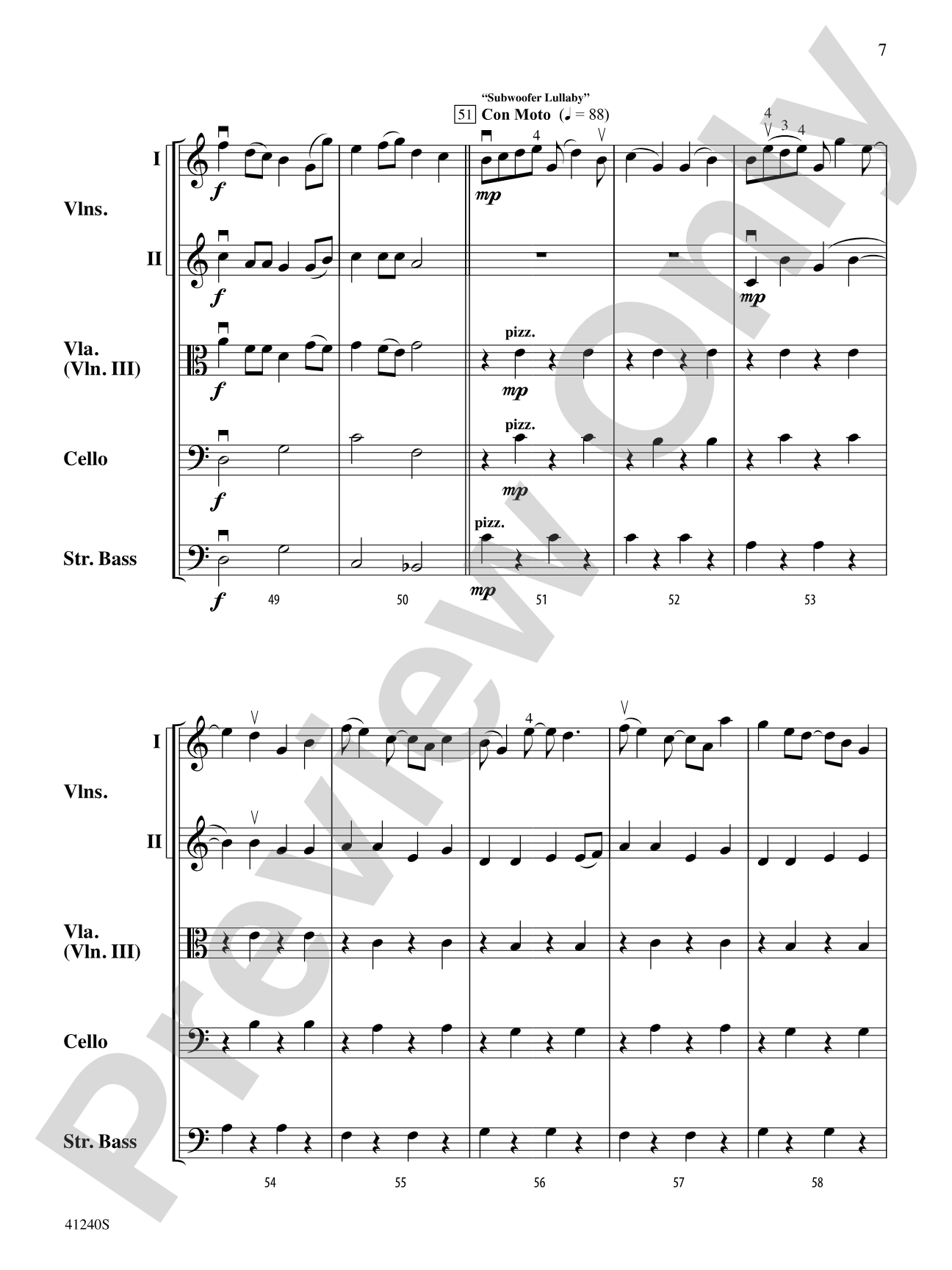 Minecraft: String Orchestra Conductor Score & Parts