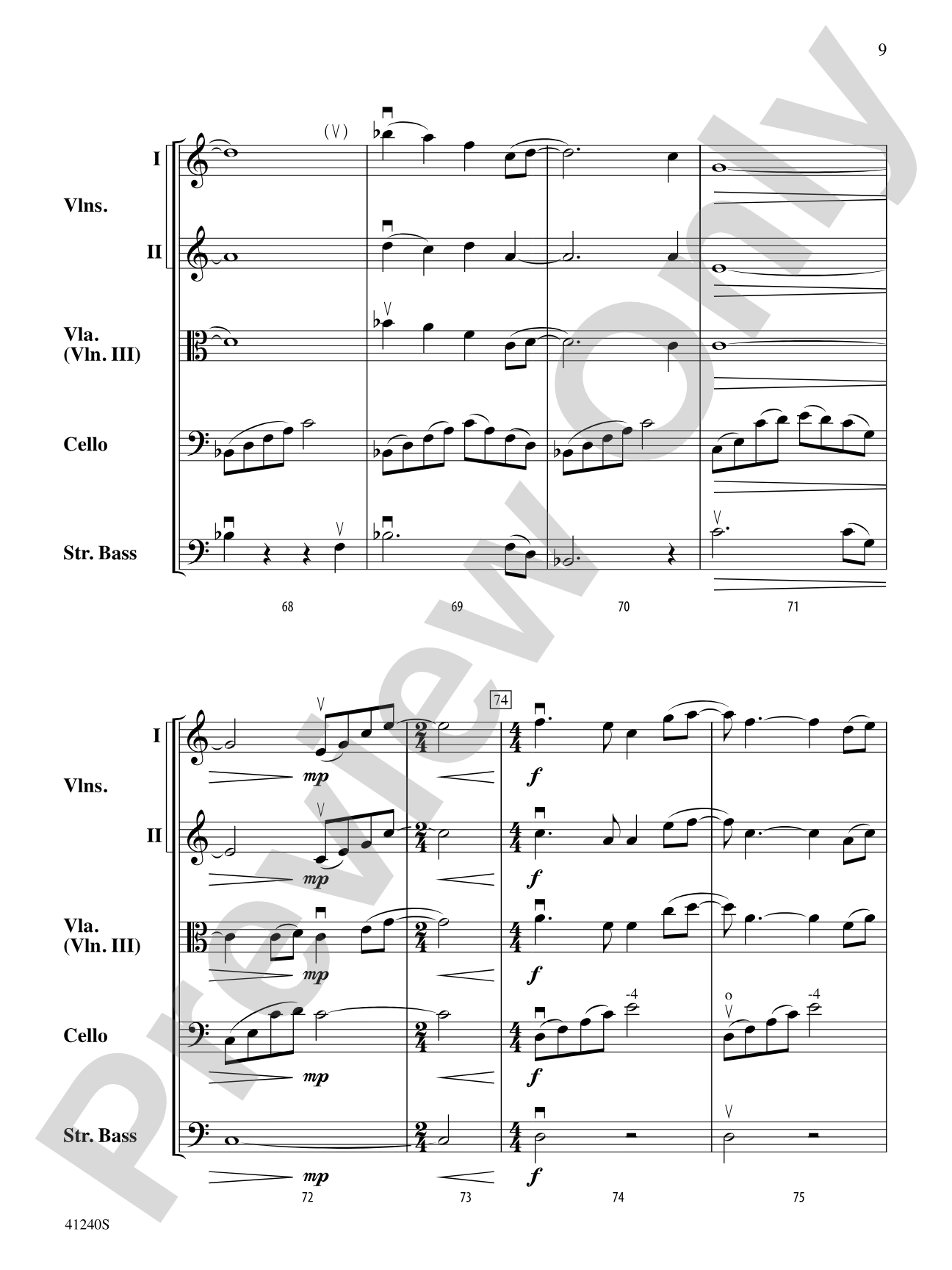 Minecraft: String Orchestra Conductor Score & Parts